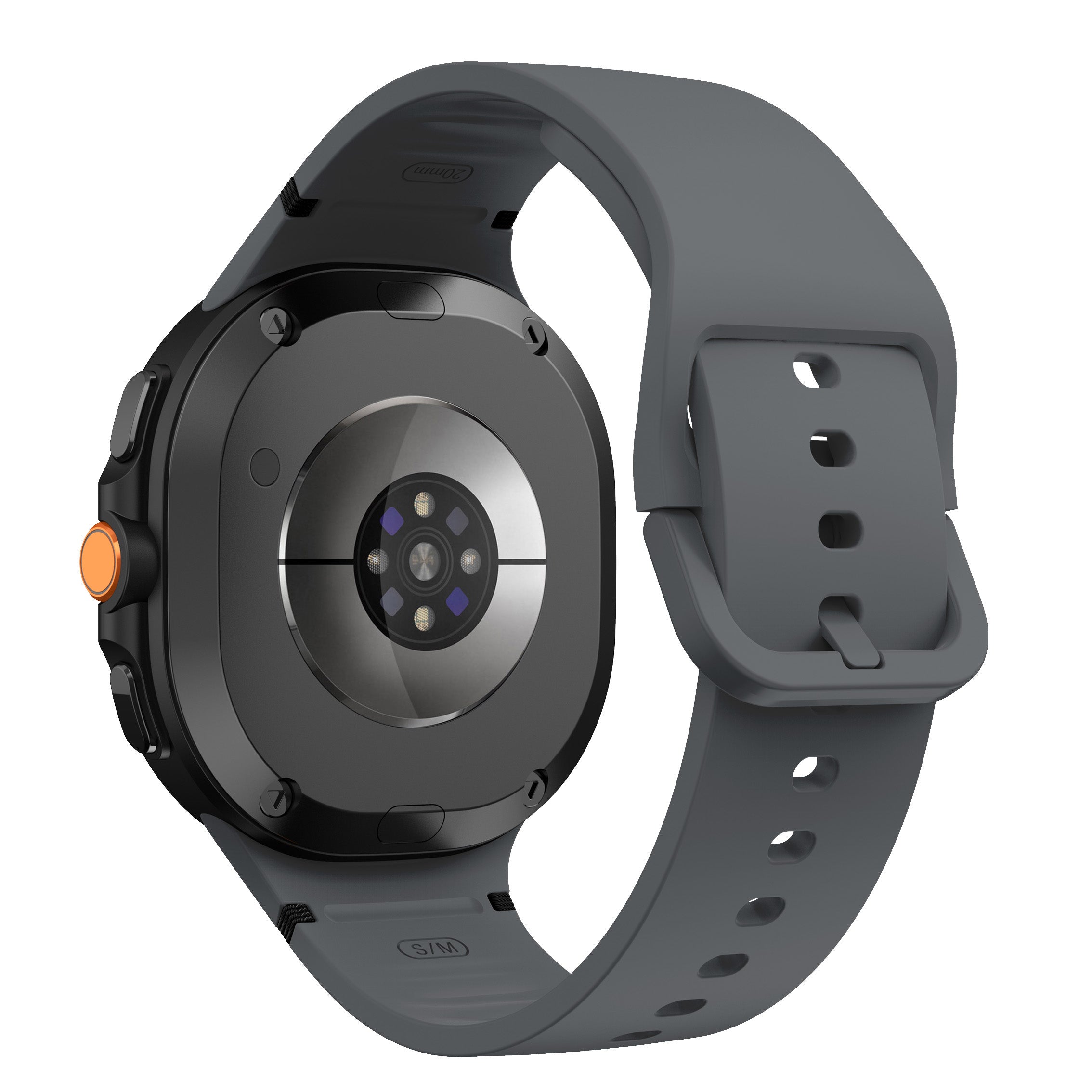 Correa silicona Samsung Galaxy Watch 8 Classic (gris oscuro)