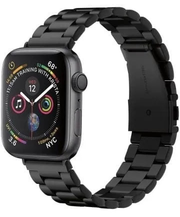 Spigen Correa acero inoxidable Modern Fit Apple Watch 42-44-45mm (negro)