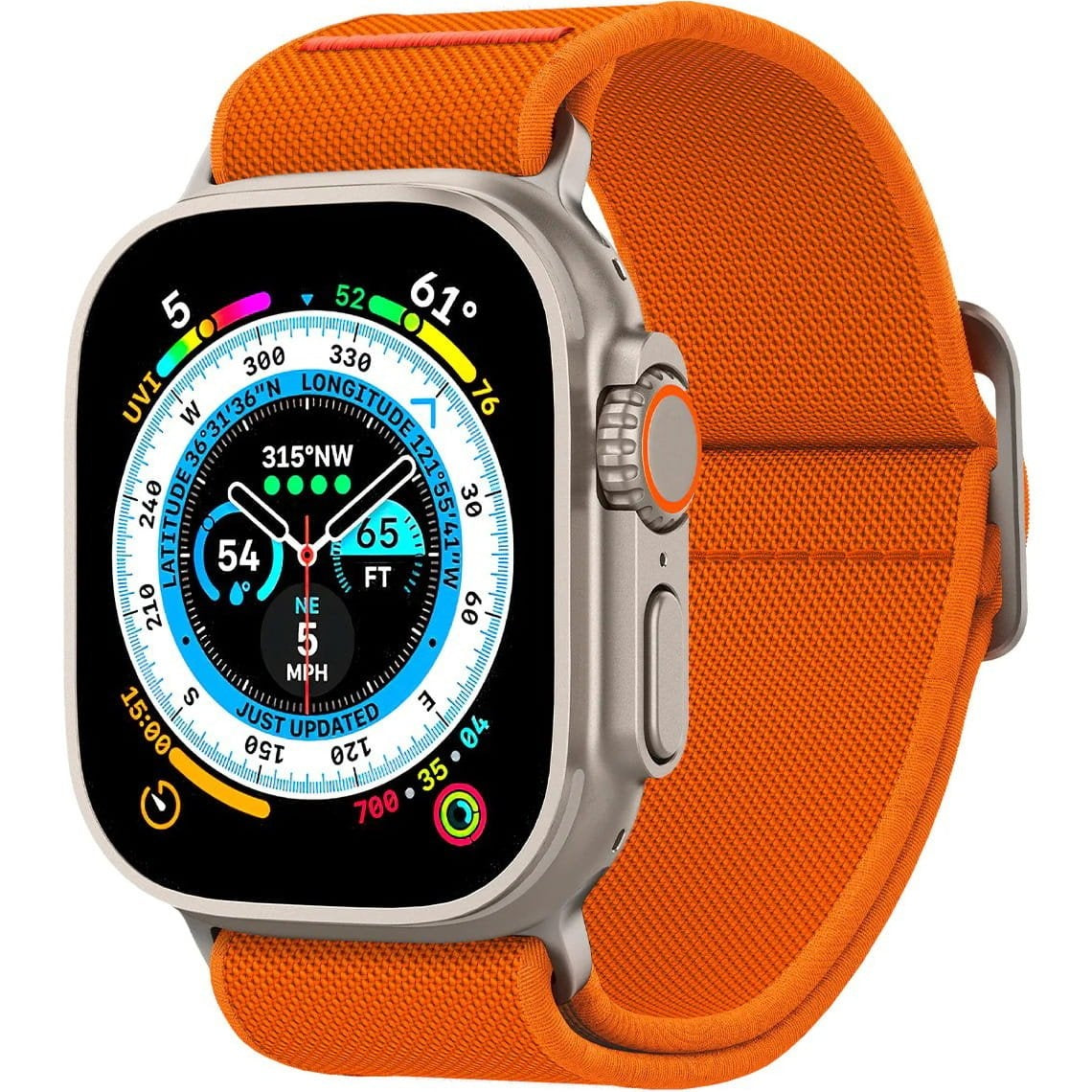 Spigen Apple Watch Lite Ultra bandje (Naranja)