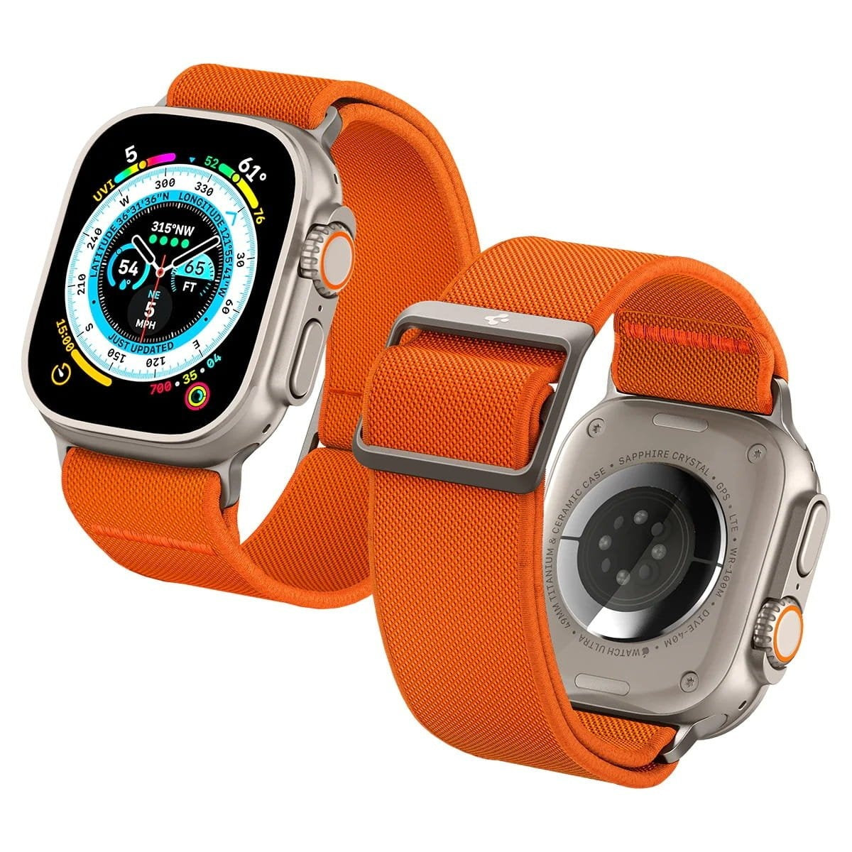 Spigen Apple Watch Lite Ultra bandje (Naranja)