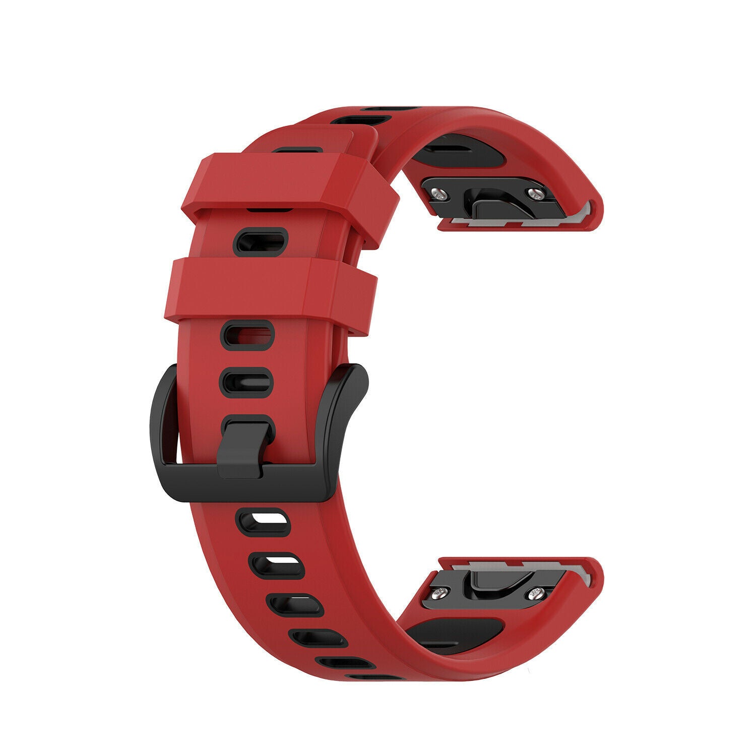 Correa deportiva con hebilla Garmin Quatix 8 - 51mm (rojo/negro)