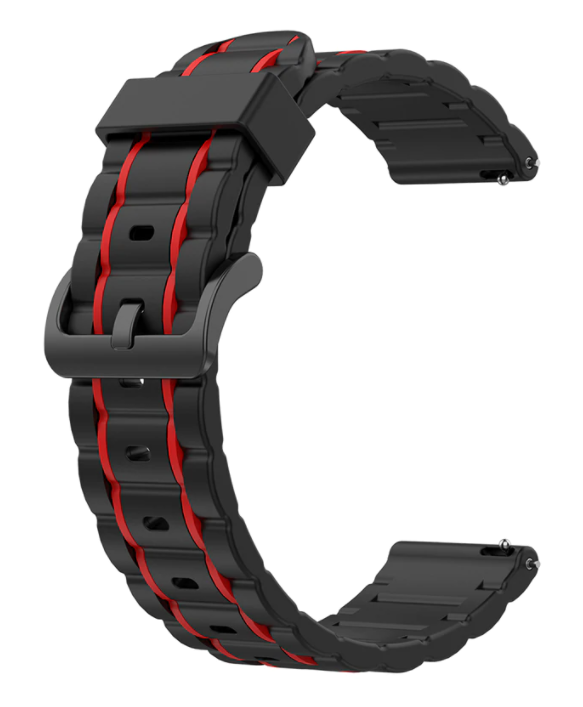 Correa deportiva con hebilla Xiaomi Watch 2 (negro/rojo)