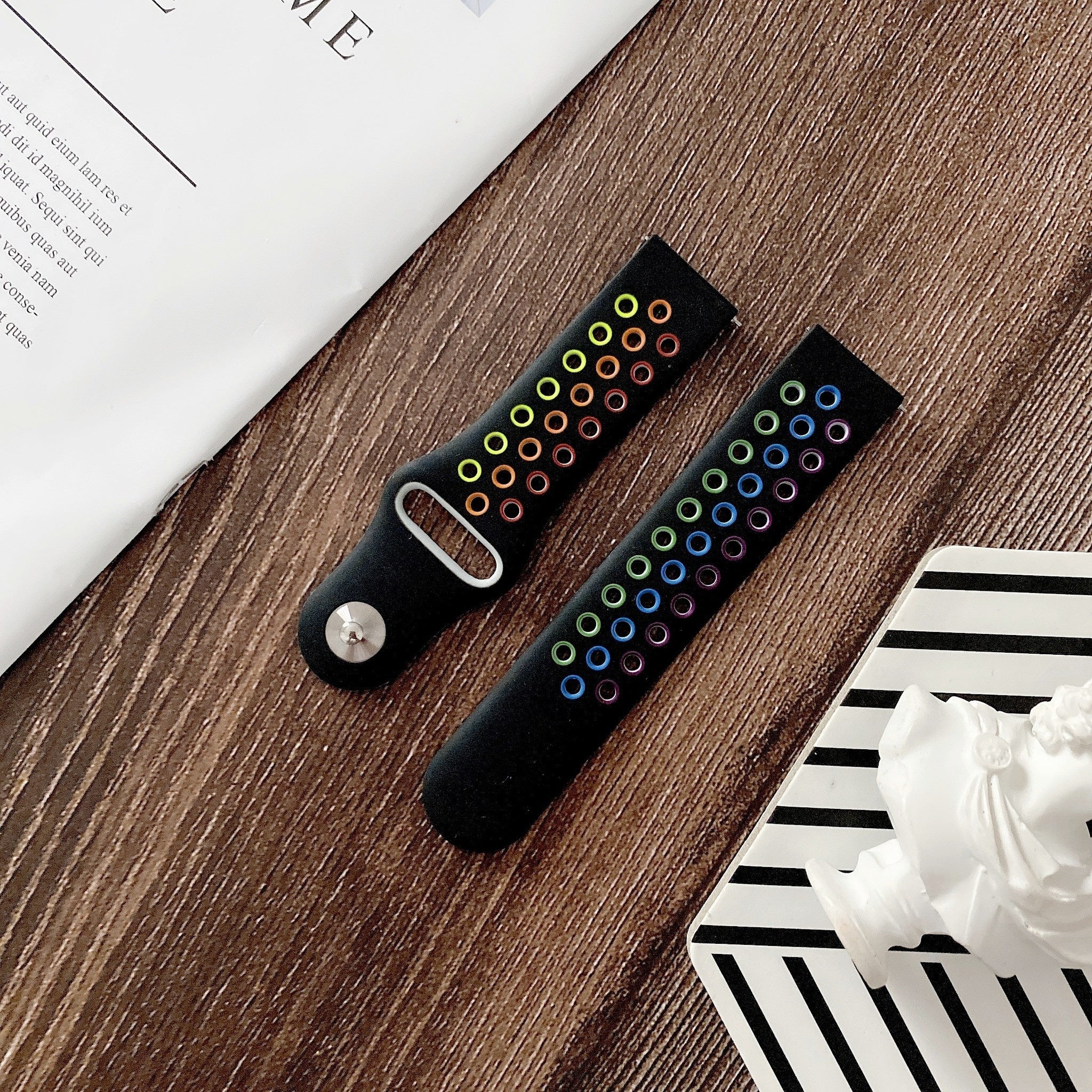 Withings Steel HR - 40mm Sport Strap (Black/Colourful)