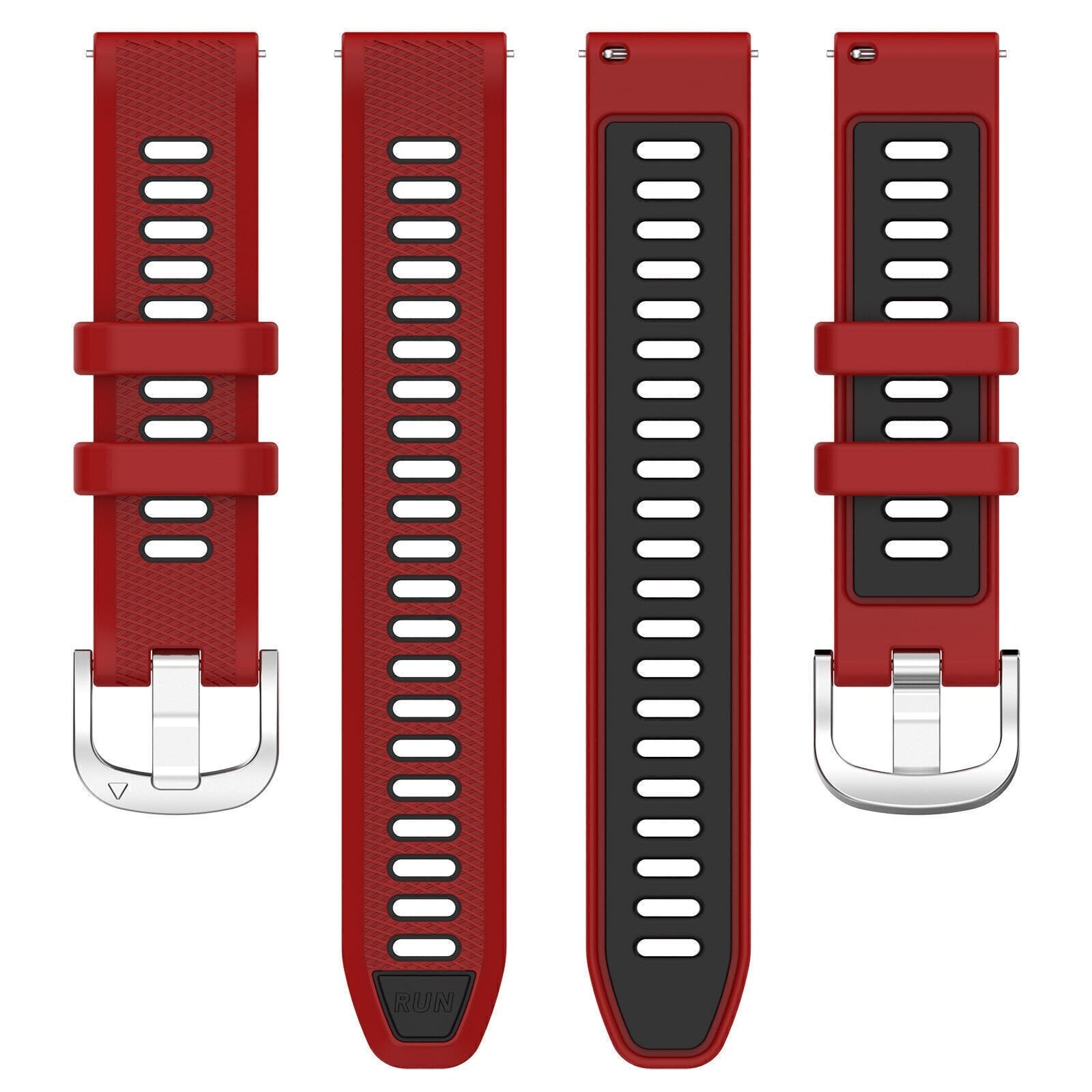 Coros Apex 4 - 42mm Sport Strap With Buckle (Red/Black)
