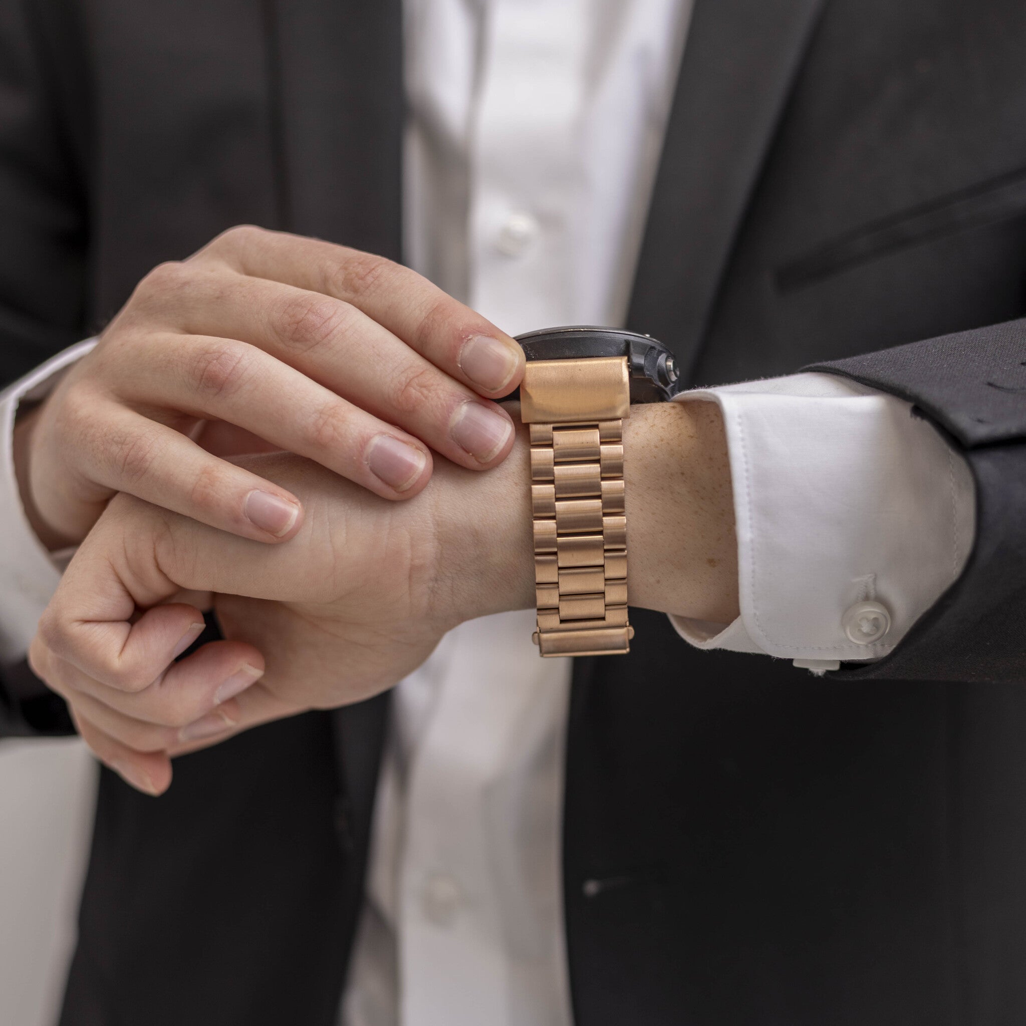 Garmin Approach S60 Steel Strap (Rose Gold)