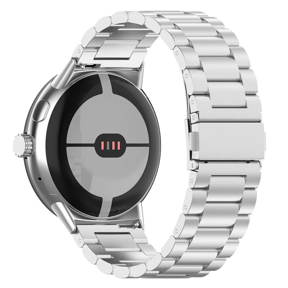 Google Pixel Watch 4 - 45mm Steel Strap (Silver)