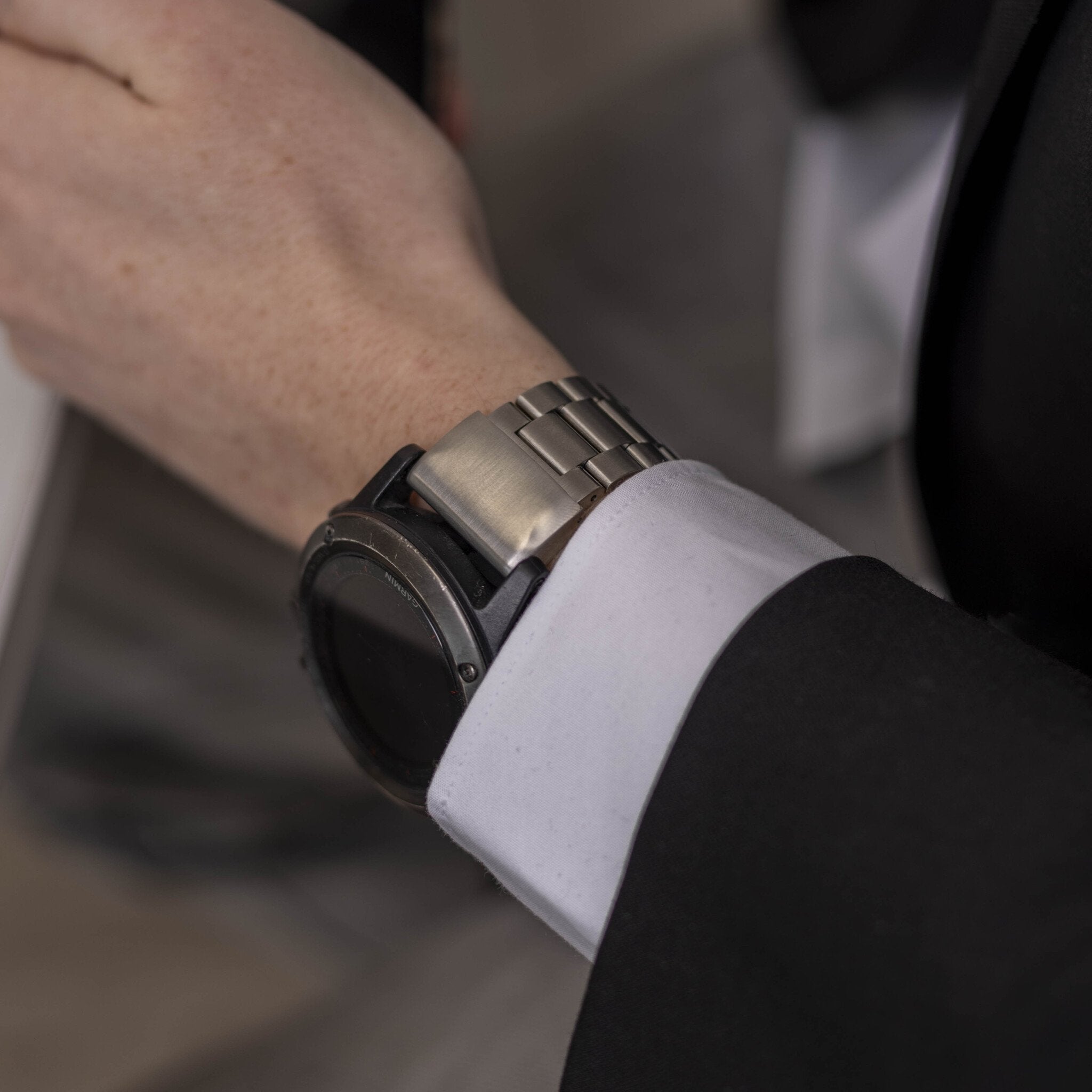 Correa acero Garmin Descent G 2 (plateado)