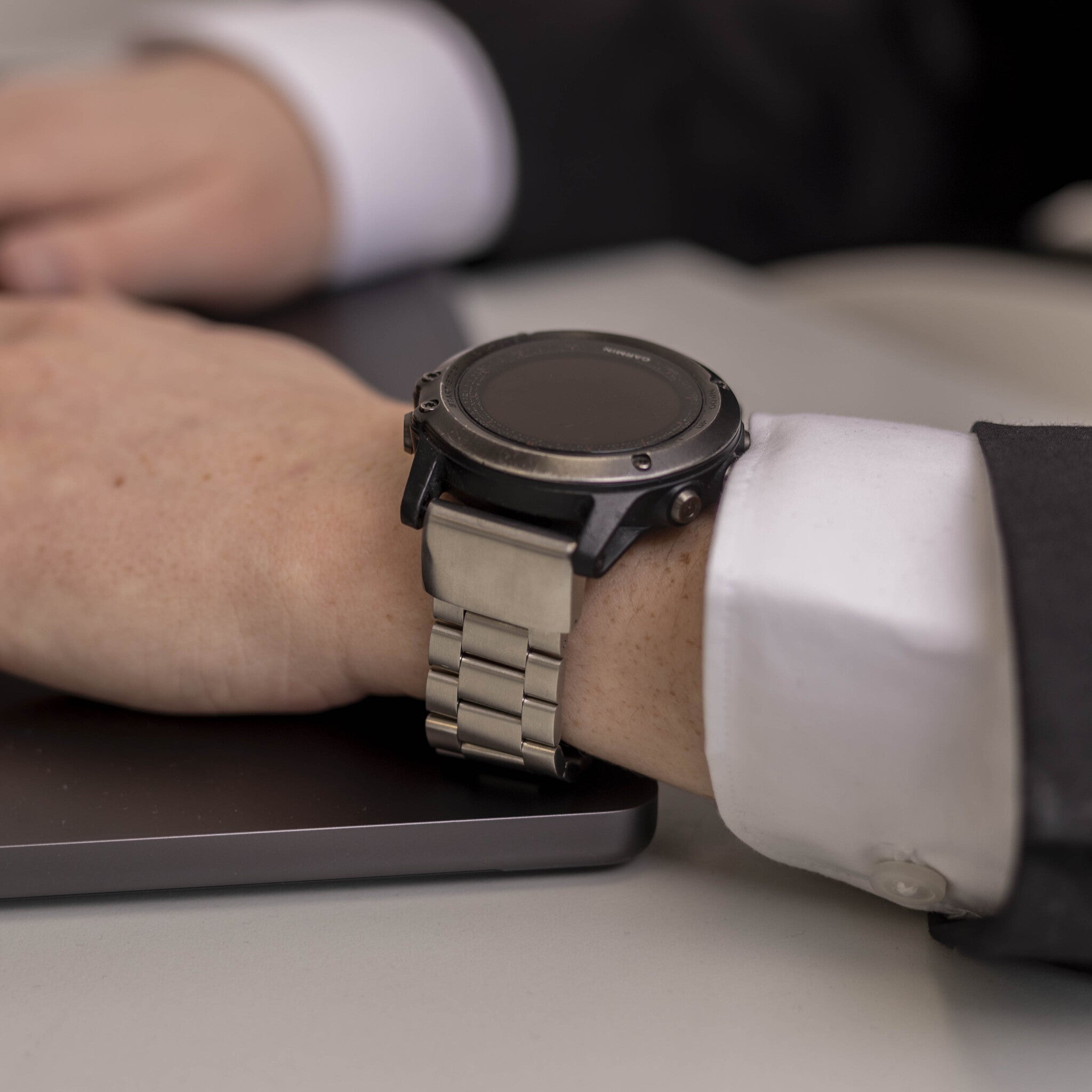 Garmin Quatix 8 - 51mm Steel Strap (Silver)