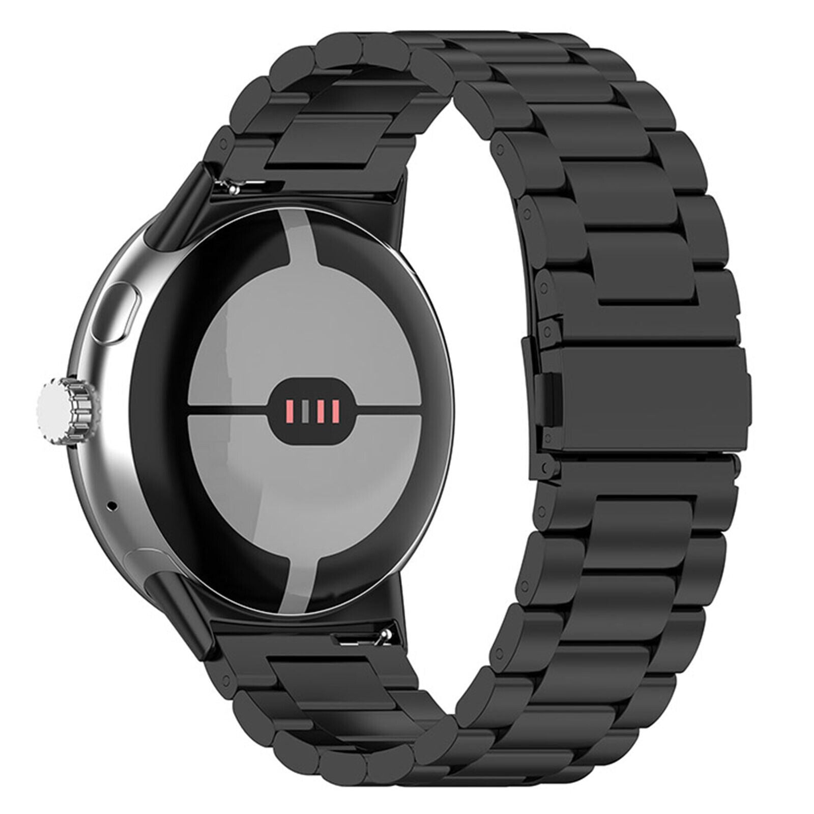 Google Pixel Watch 4 - 45mm Steel Strap (Black)