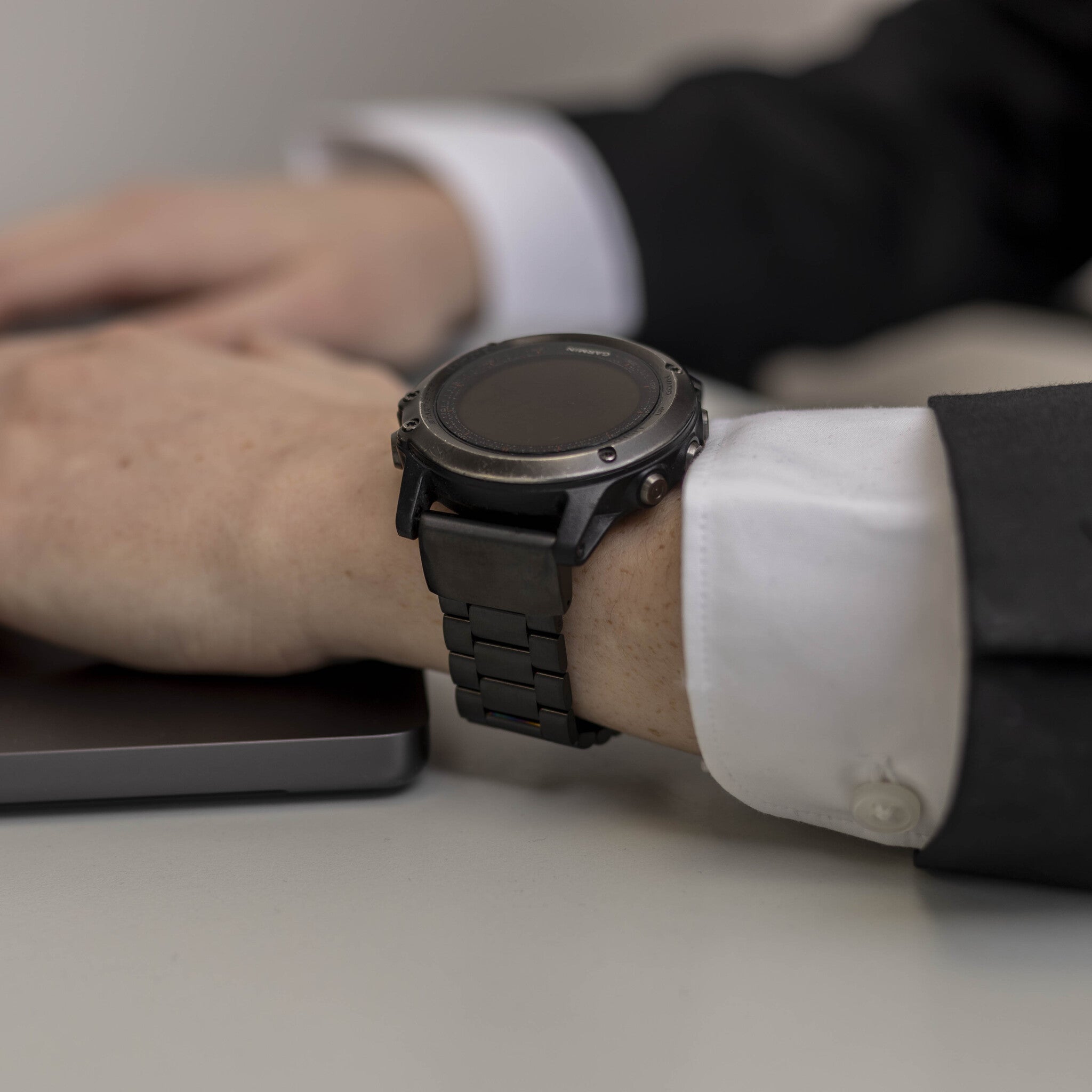 Correa acero Garmin Descent G1 (negro)