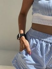 xoxo Wildhearts Apple Watch Steel Strap (Black)