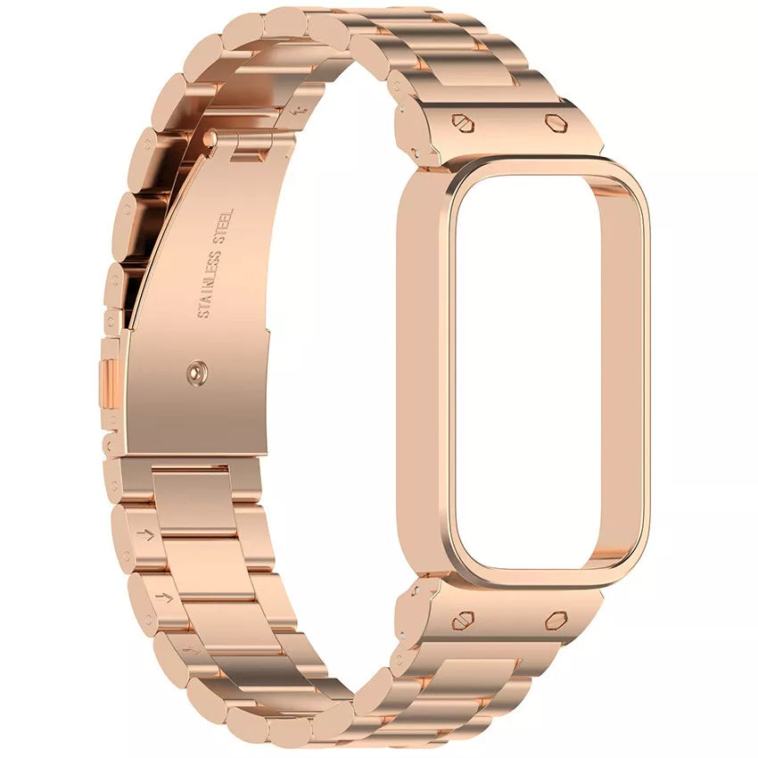 Correa acero Xiaomi Smart Band 9 Active (oro rosa)
