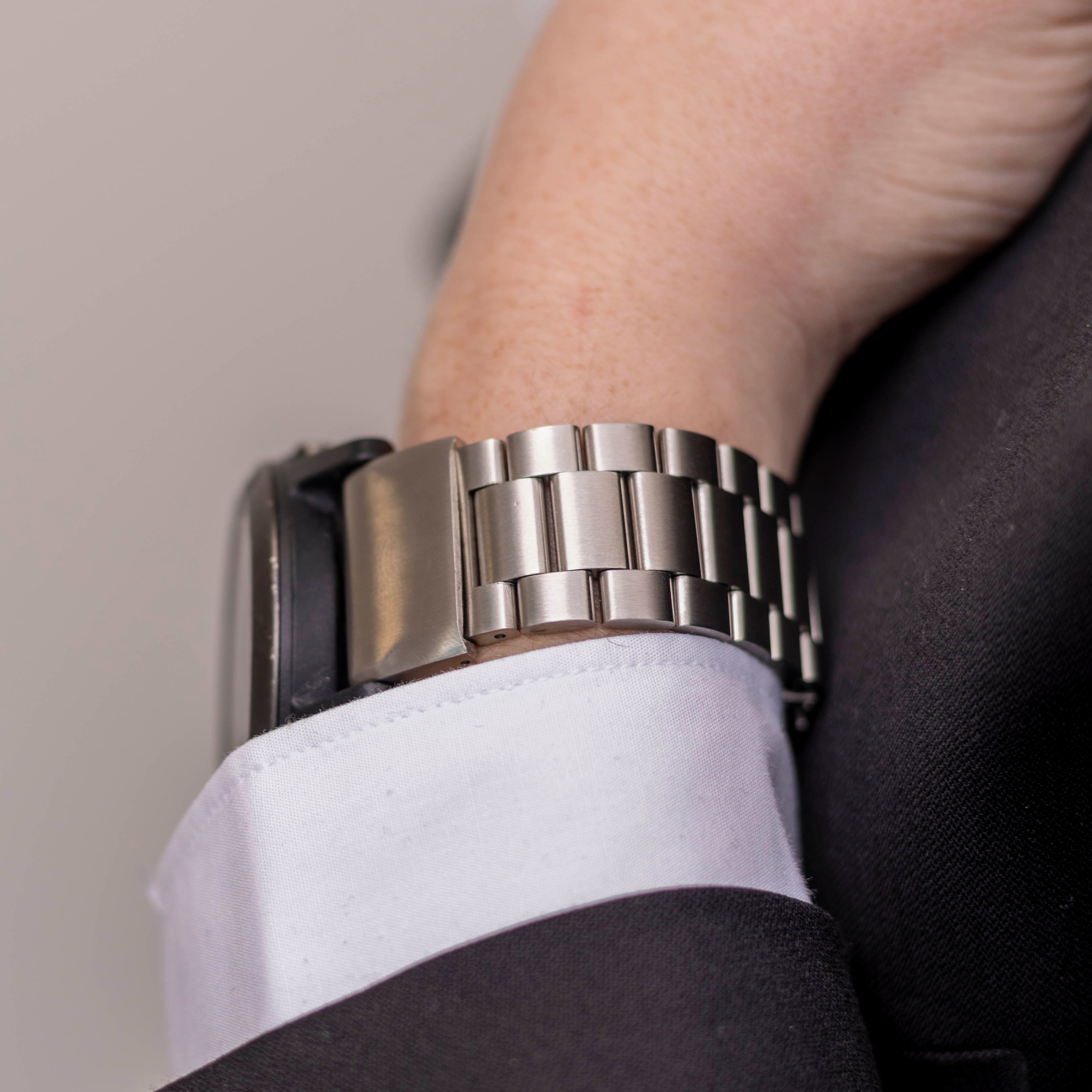 Correa acero Garmin Fenix 5x/6x (plata)