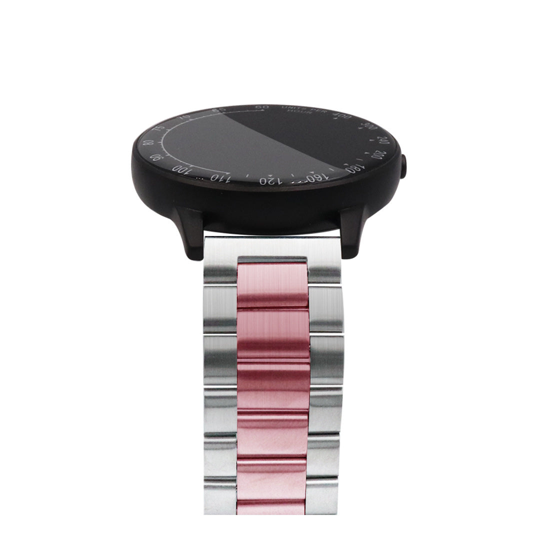 Correa acero Garmin Venu 4 - 41mm (plateado/rosa)