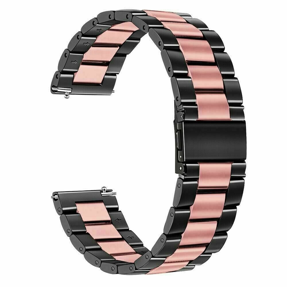 Garmin Forerunner 255s Steel Strap (Black/Pink)