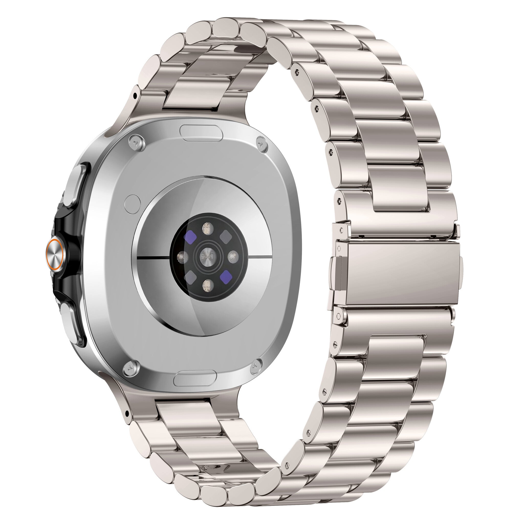 Correa acero Samsung Galaxy Watch 8 - 44mm (blanco estrella)