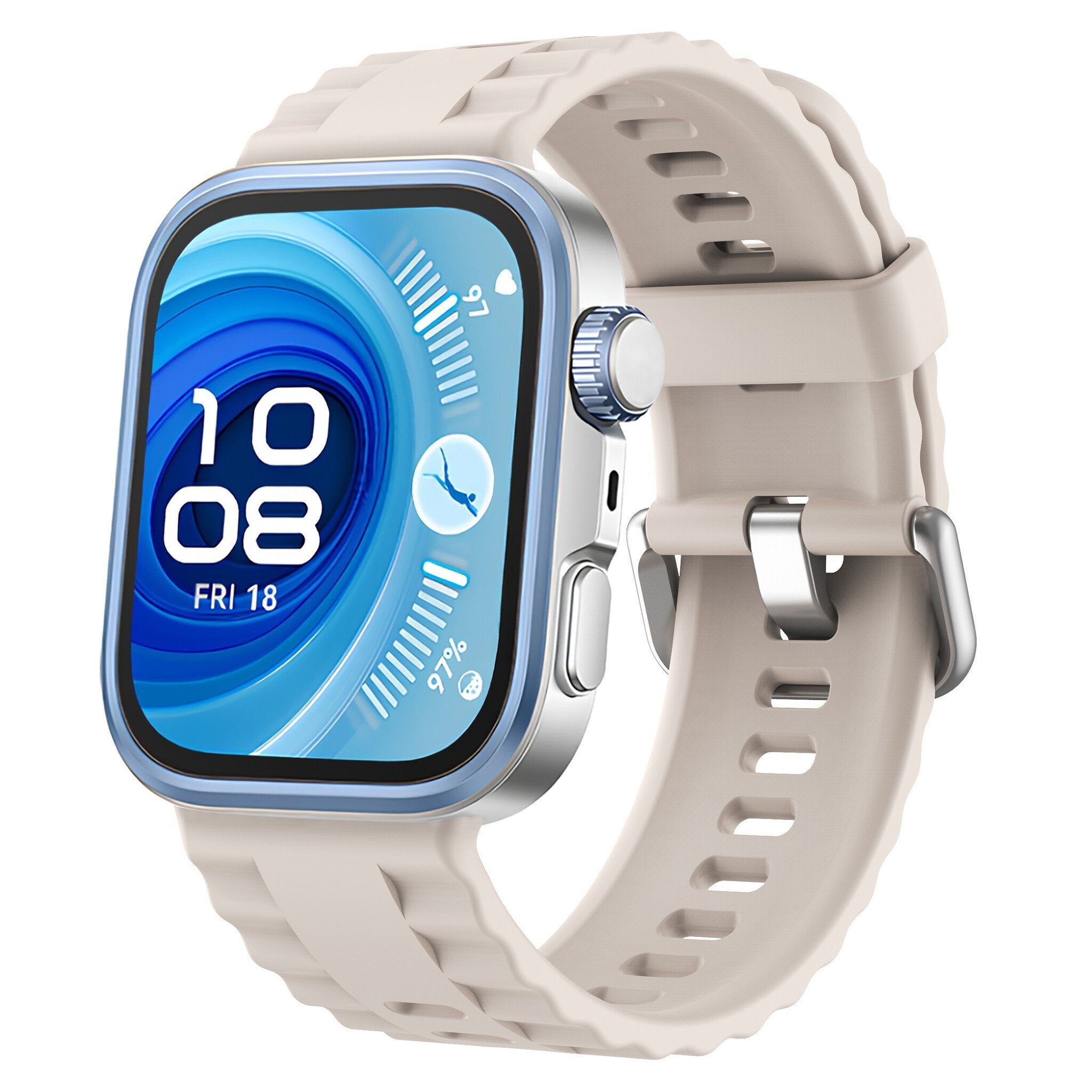 Huawei Watch Fit 4 Pro Silicone Classic Strap (Starlight)