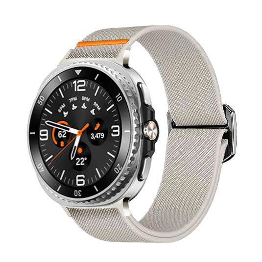 Correa elastica Samsung Galaxy Watch 8 - 44mm (blanco estrella)