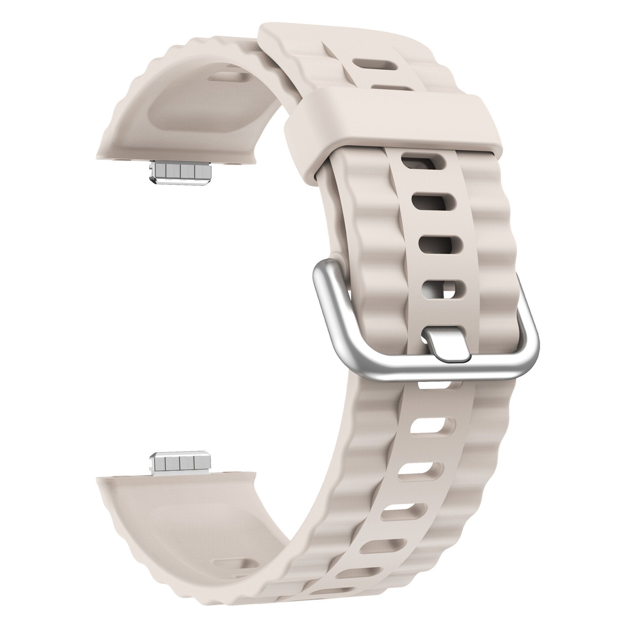 Correa silicona Classic Huawei Watch Fit 4 Pro (blanco estrella)