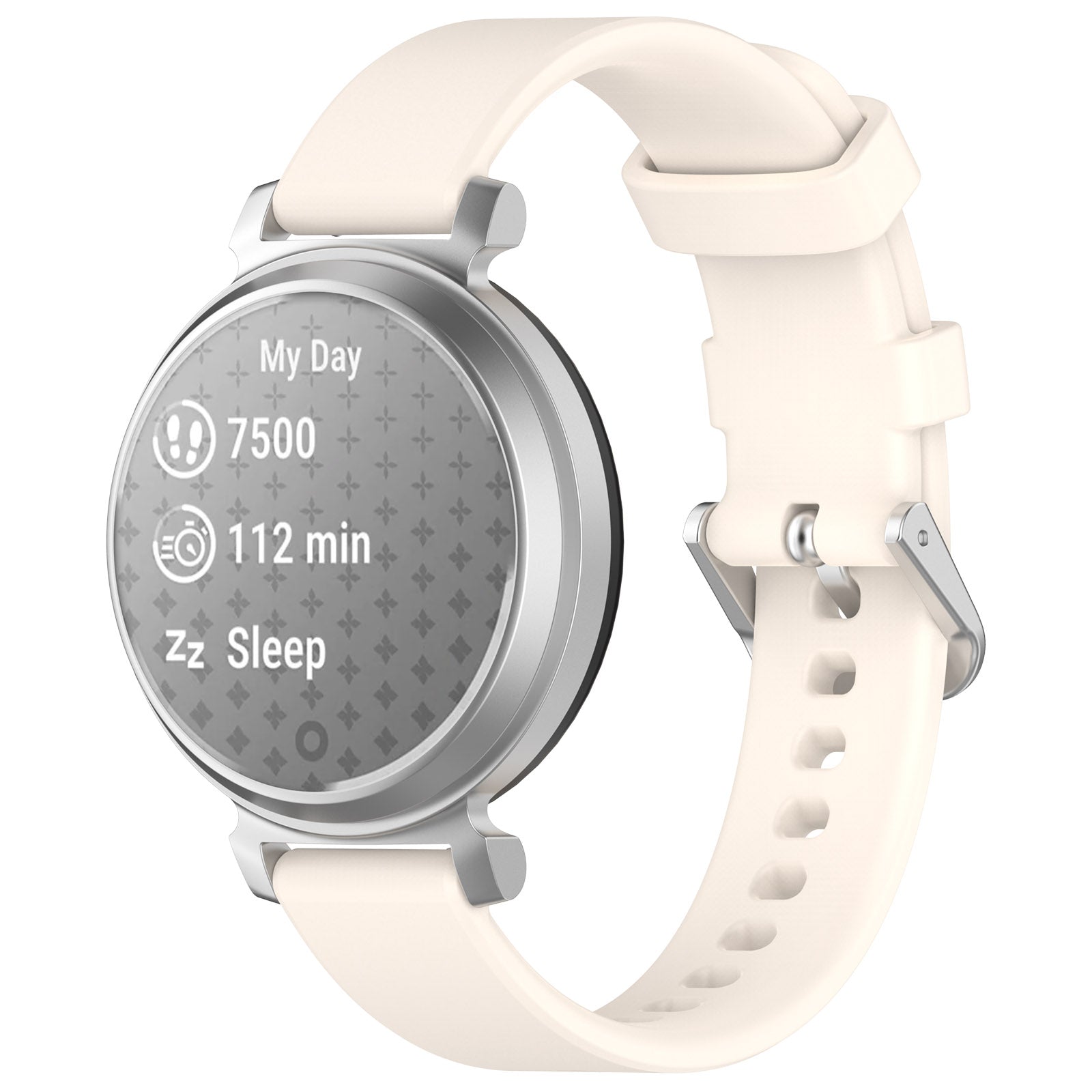 Pebble Round 2 - 14mm Silicone Classic Strap (Starlight)
