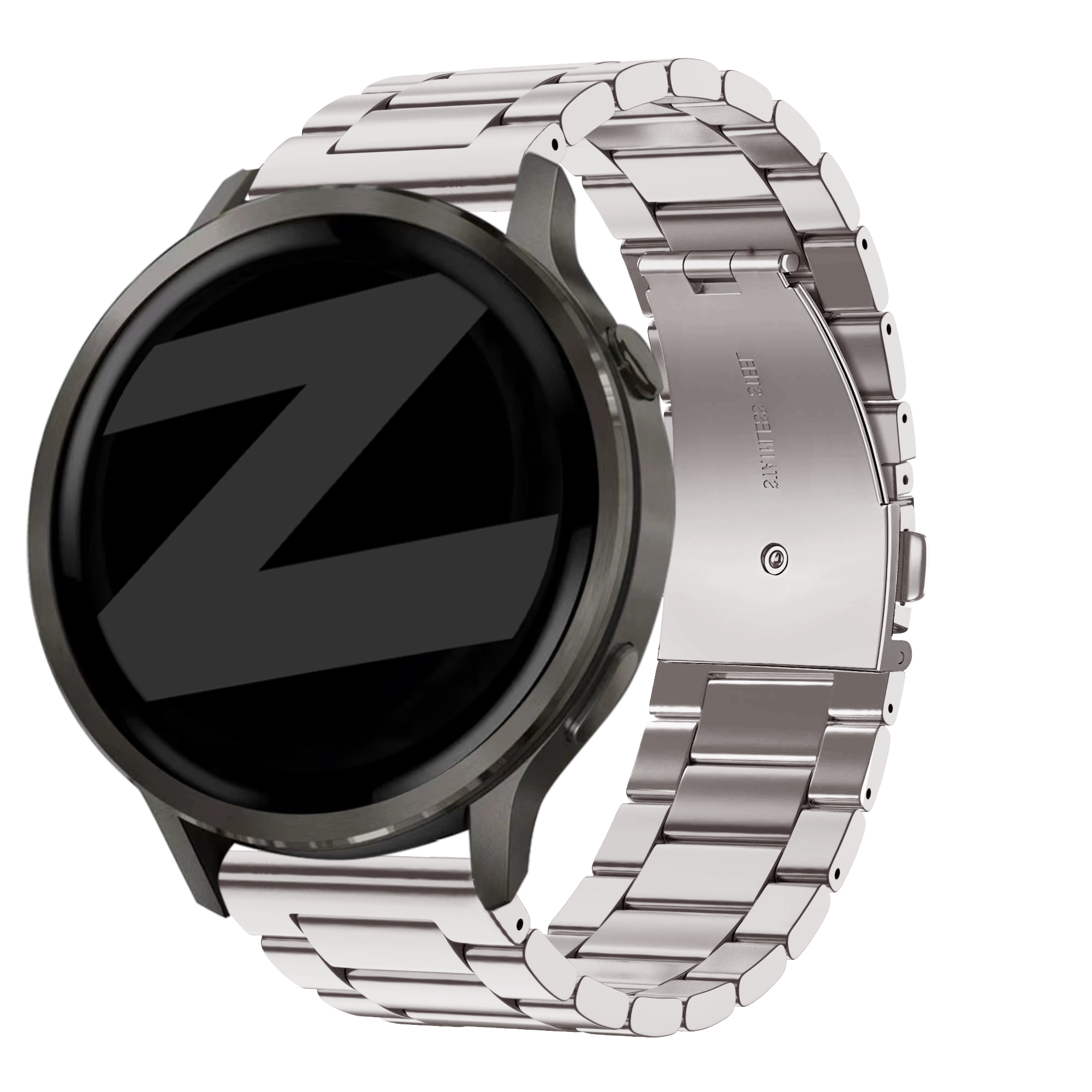 Bandz Correa acero 'Classic' Garmin Forerunner 165 (blanco estrella)