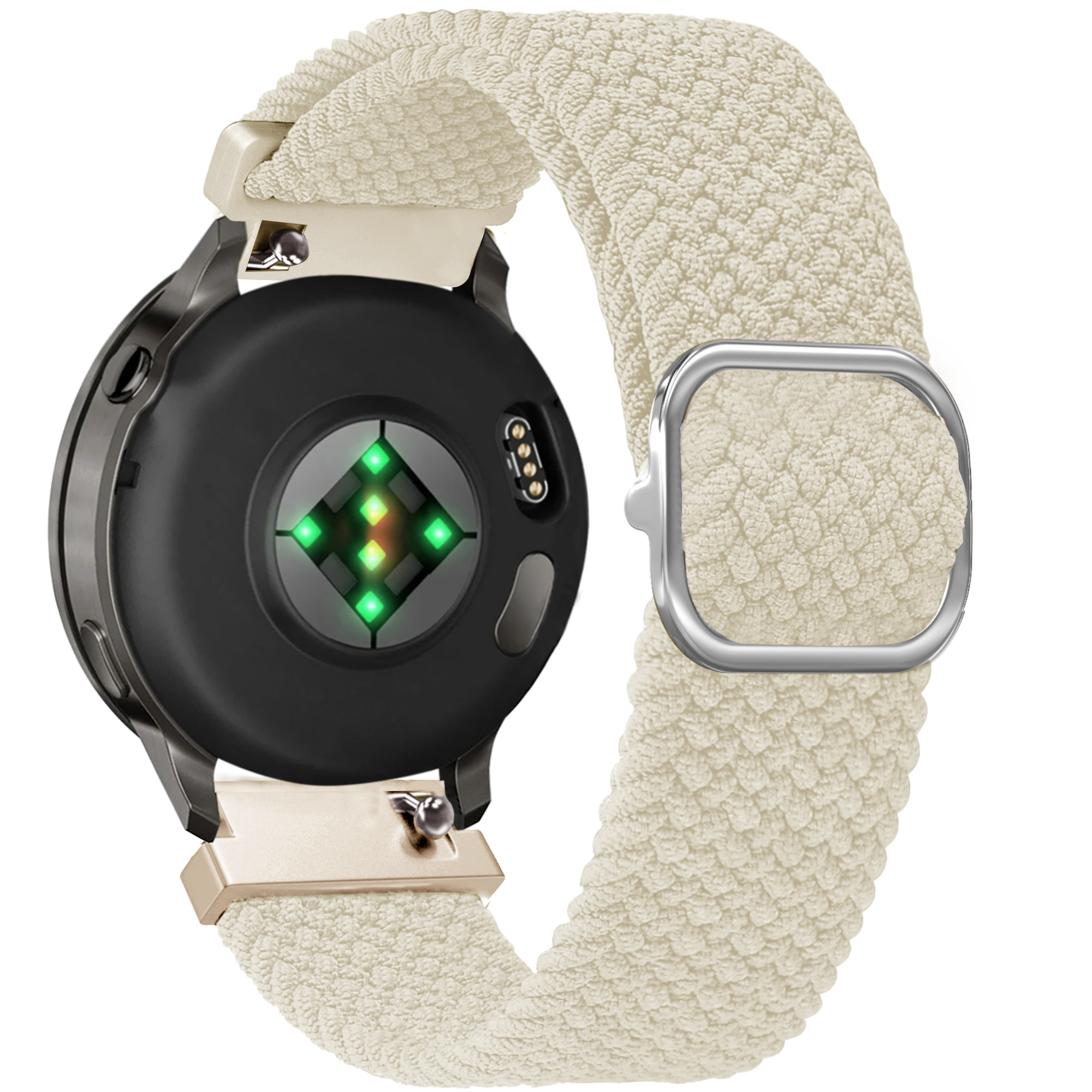 Bandz Garmin Venu 2s Adjustable Braided Strap (Starlight)