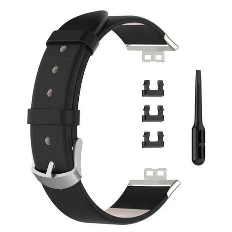 Correa cuero Huawei Watch Fit SE (negra)