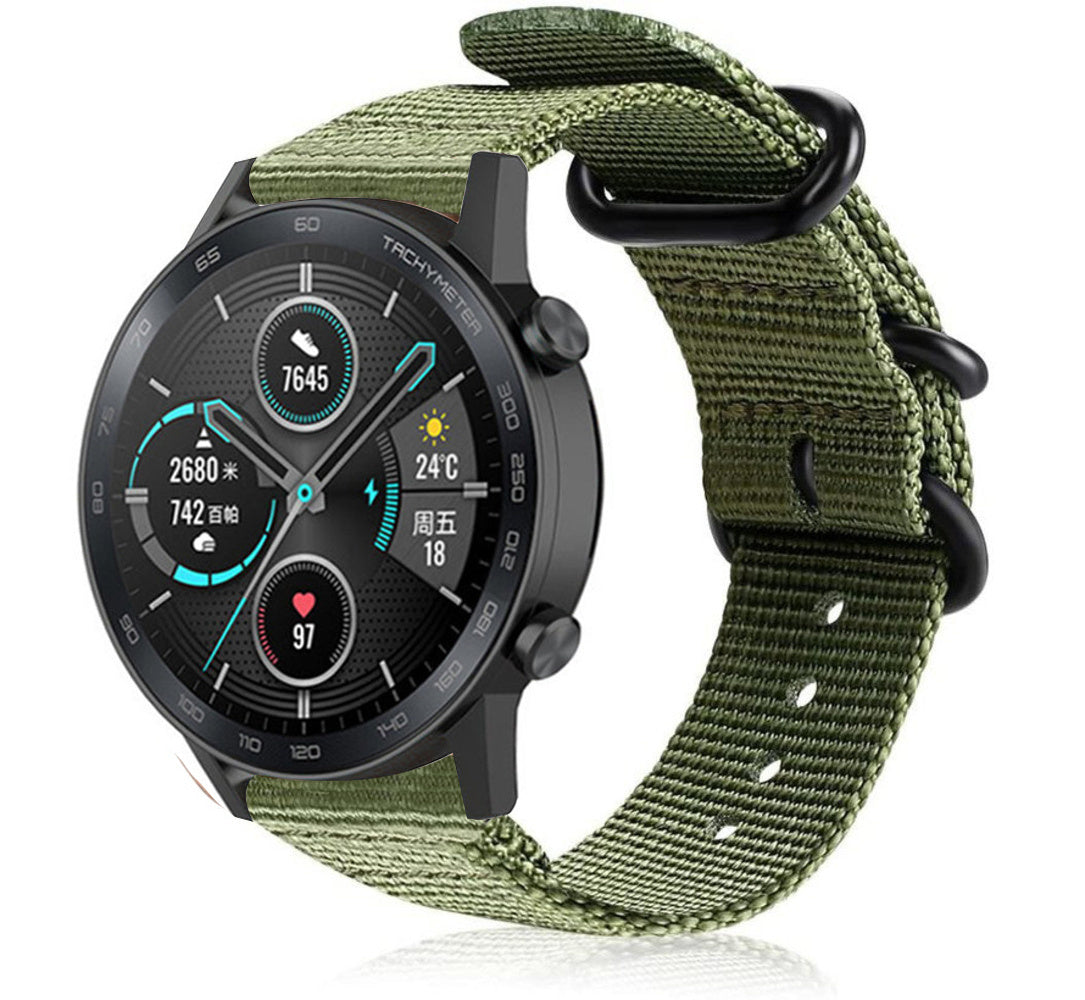 Honor Magic Watch 2 Nylon Strap with Buckle (Green)