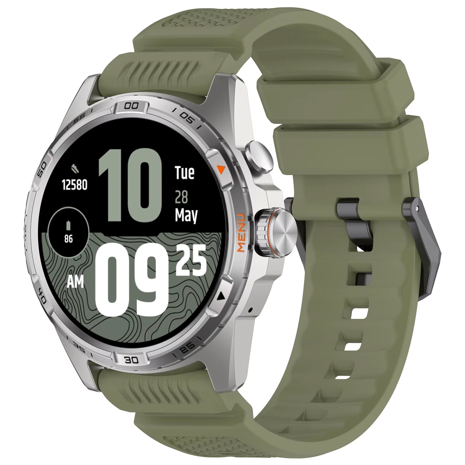 Correa silicona TicWatch Pro 5 Enduro (verde militar)