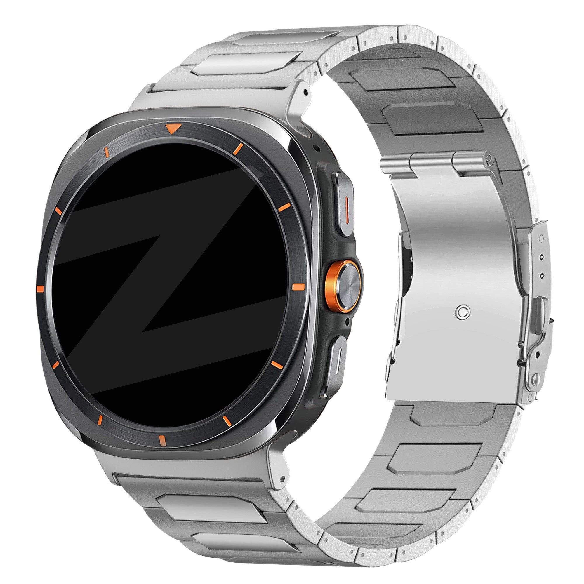 Bandz Samsung Galaxy Watch Ultra Titanium Strap 'Deluxe' (Silver)