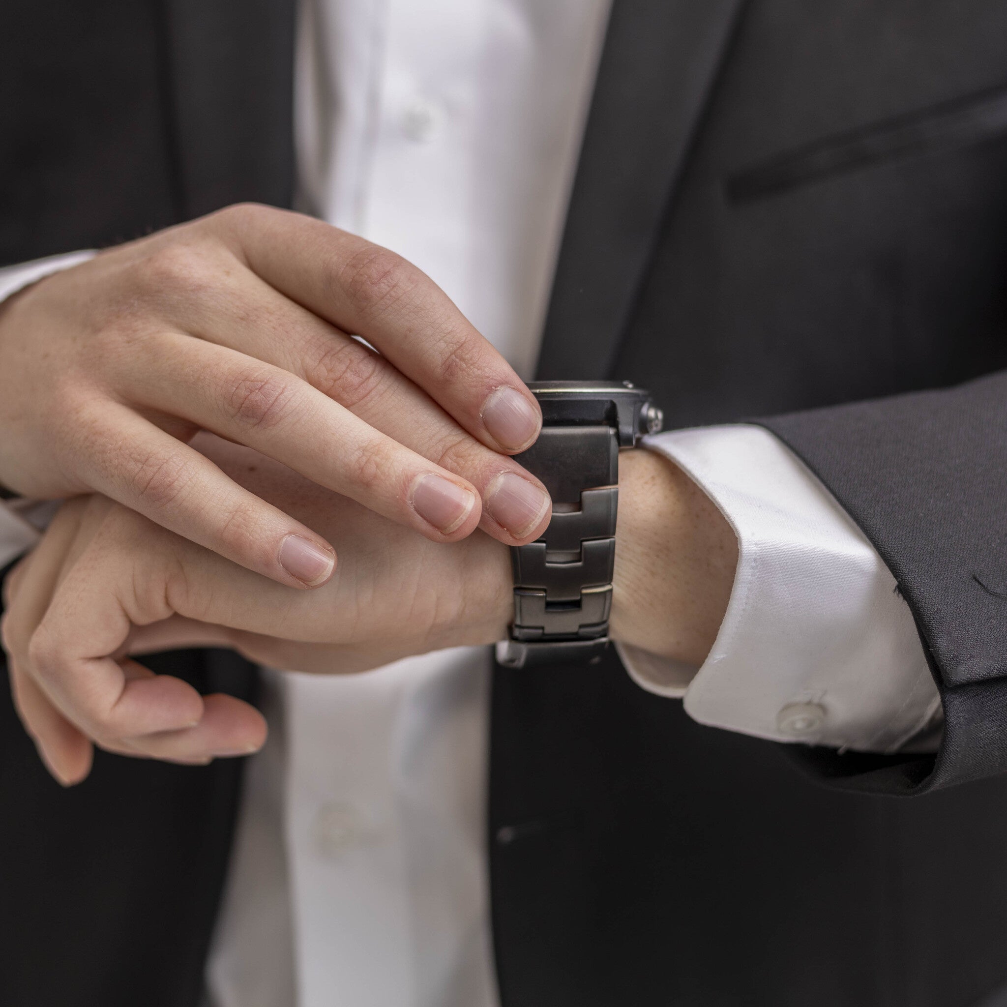 Correa titanio Garmin Fenix 5/6 (grafito)