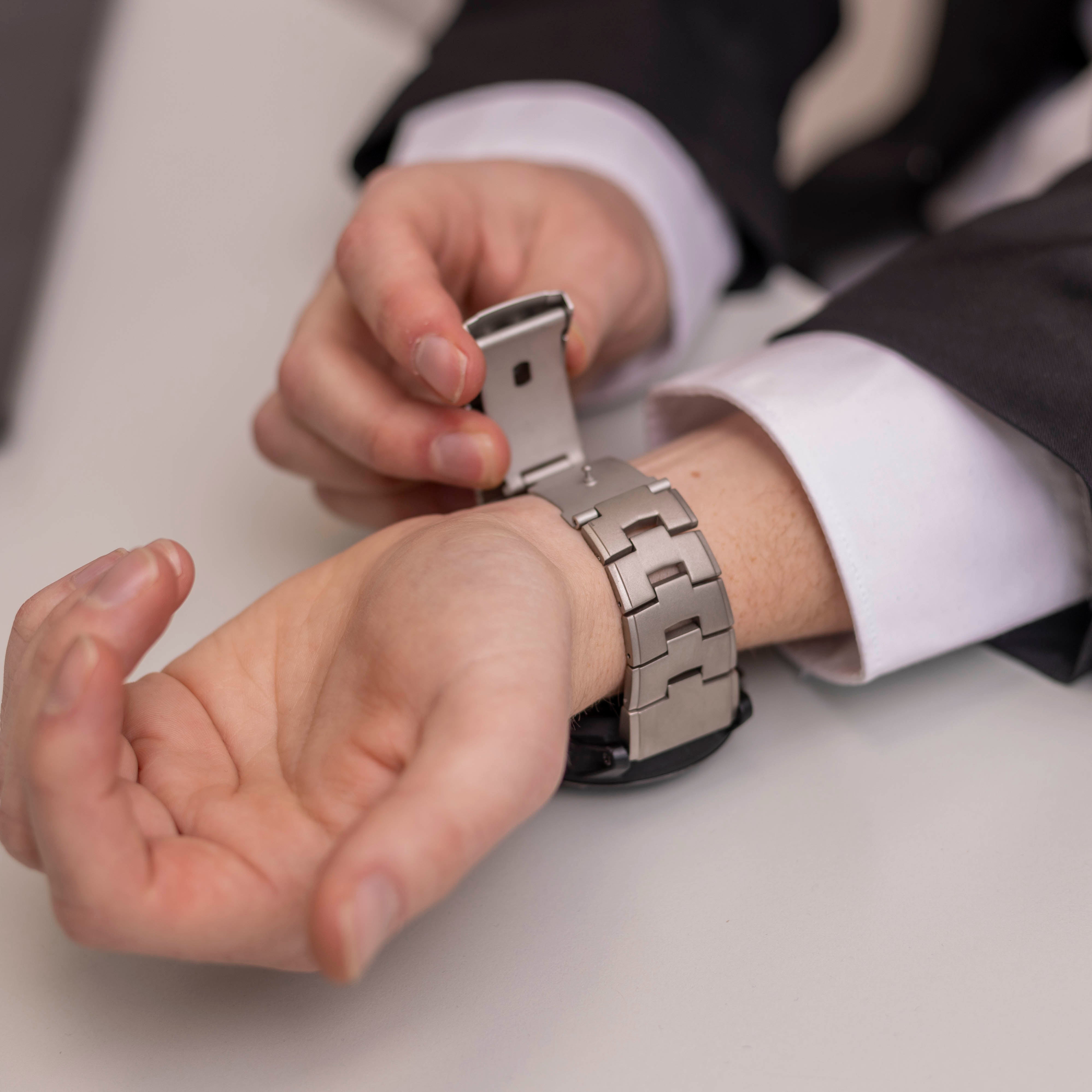 Correa titane Garmin Instinct 3 - 50mm (titanio)