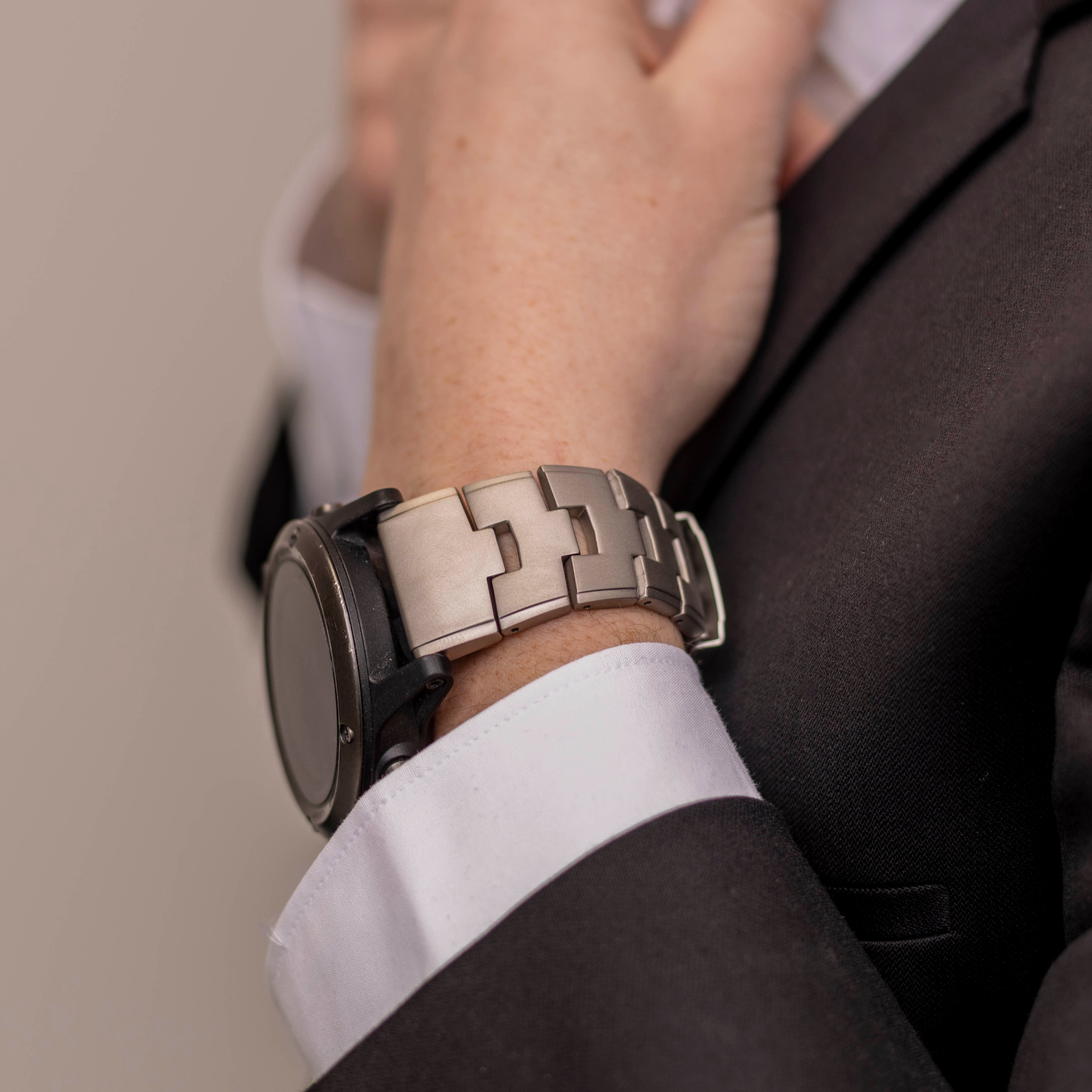 Correa titane Garmin Instinct 3 - 50mm (titanio)