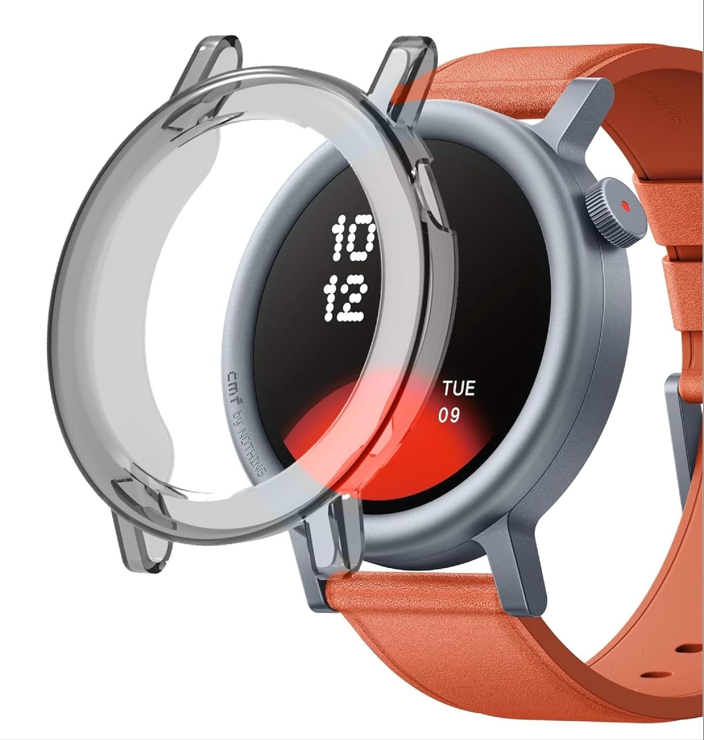 Funda TPU CMF Watch Pro 2 (negro-transparente)