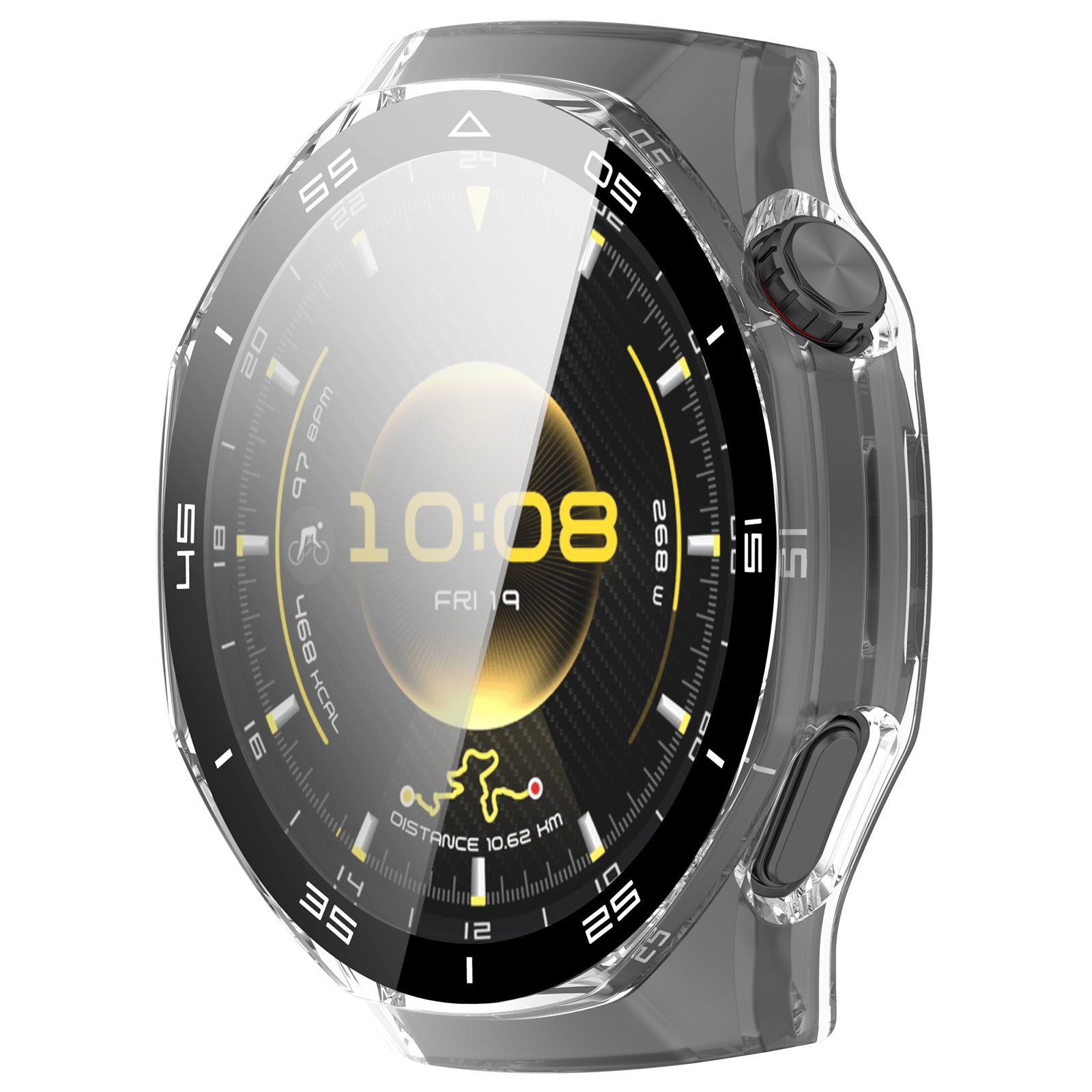 Funda dura con vidrio Huawei Watch GT 6 Pro (transparente)