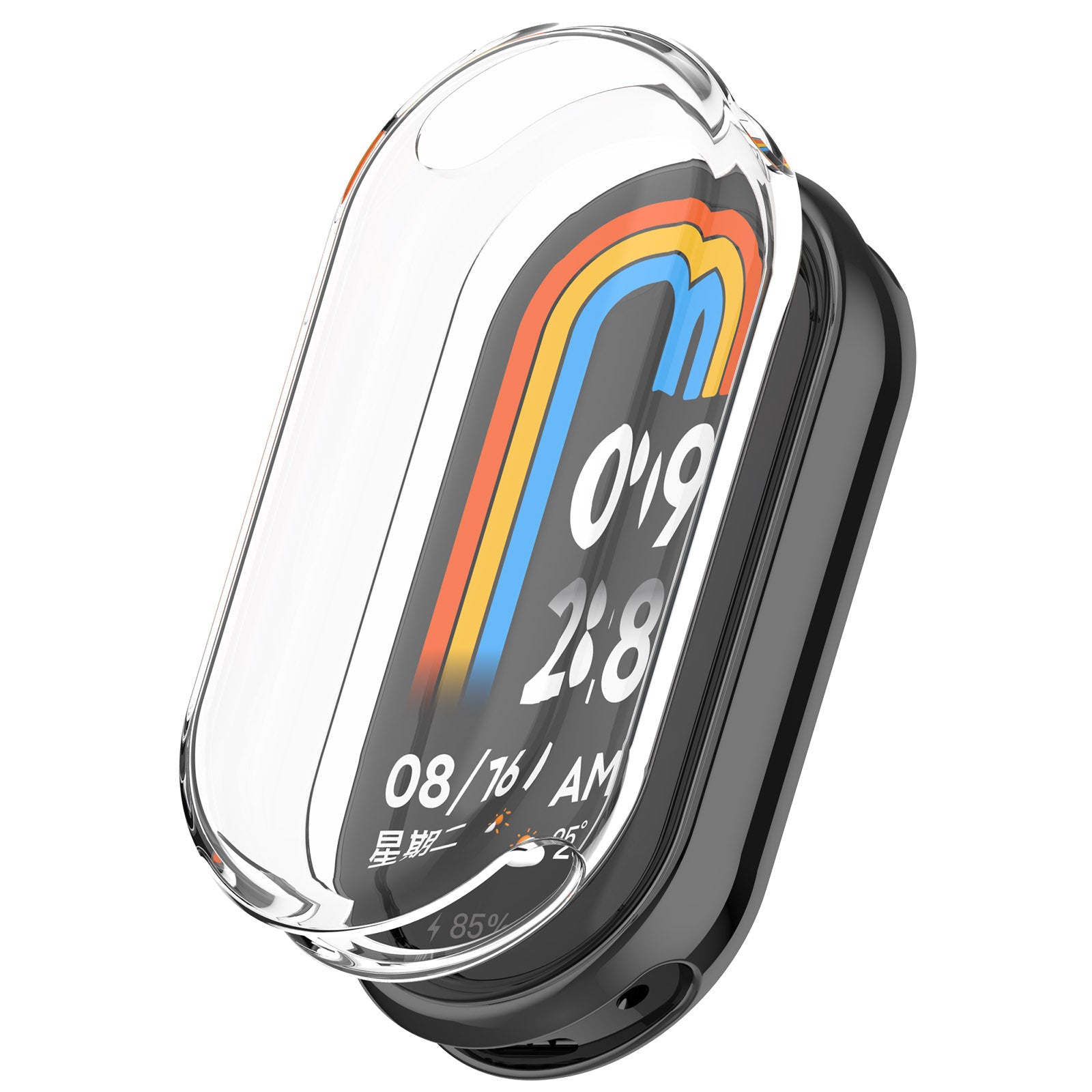 Funda TPU Xiaomi Smart Band 10 (transparente)
