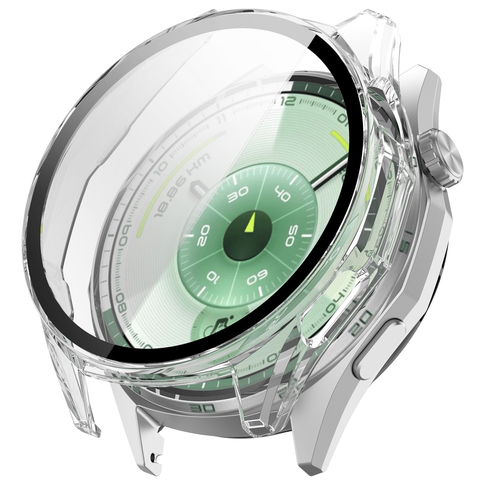 Funda con vidrio PC Huawei Watch GT 6 - 46mm (transparente)