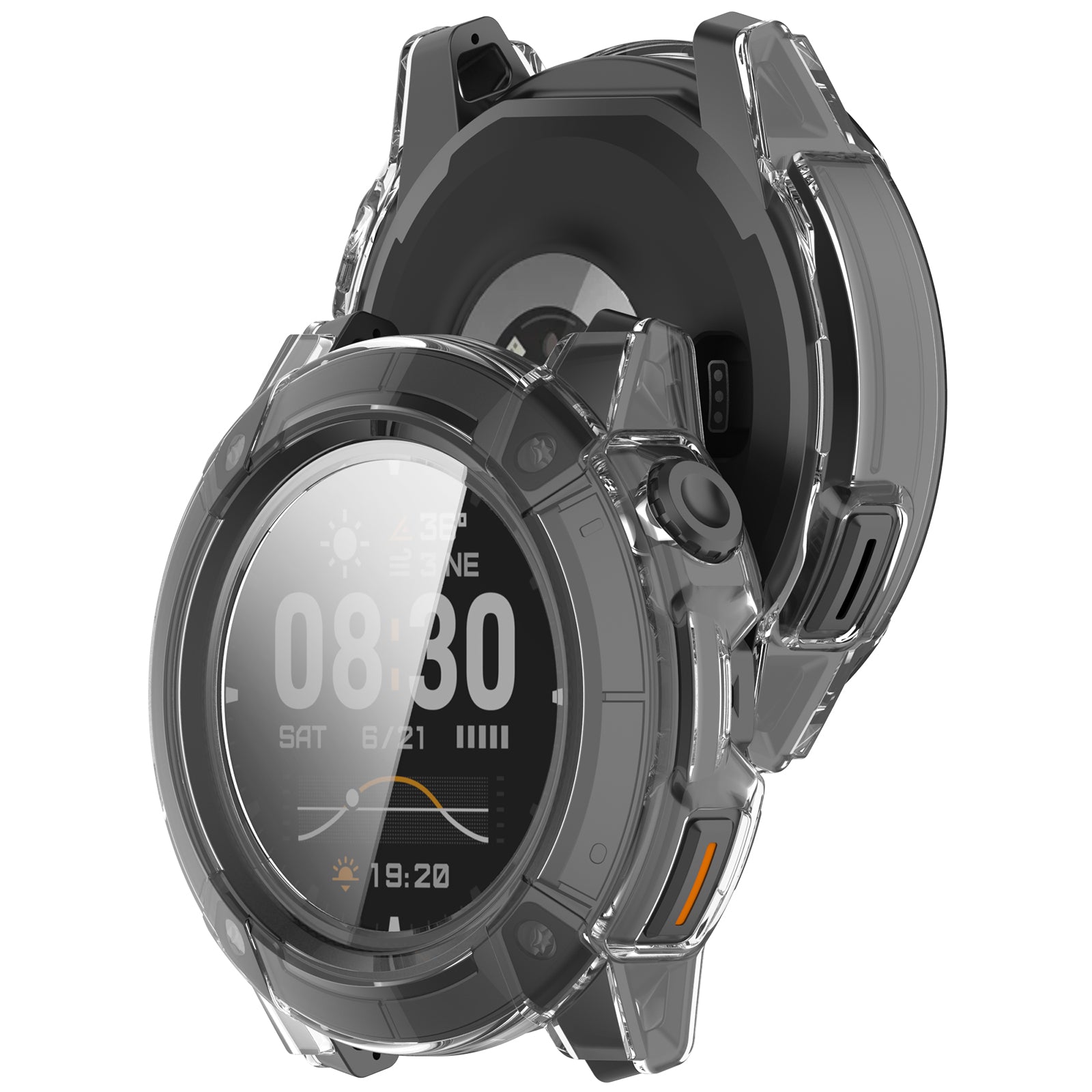 Funda con vidrio PC Coros Nomad (transparente)