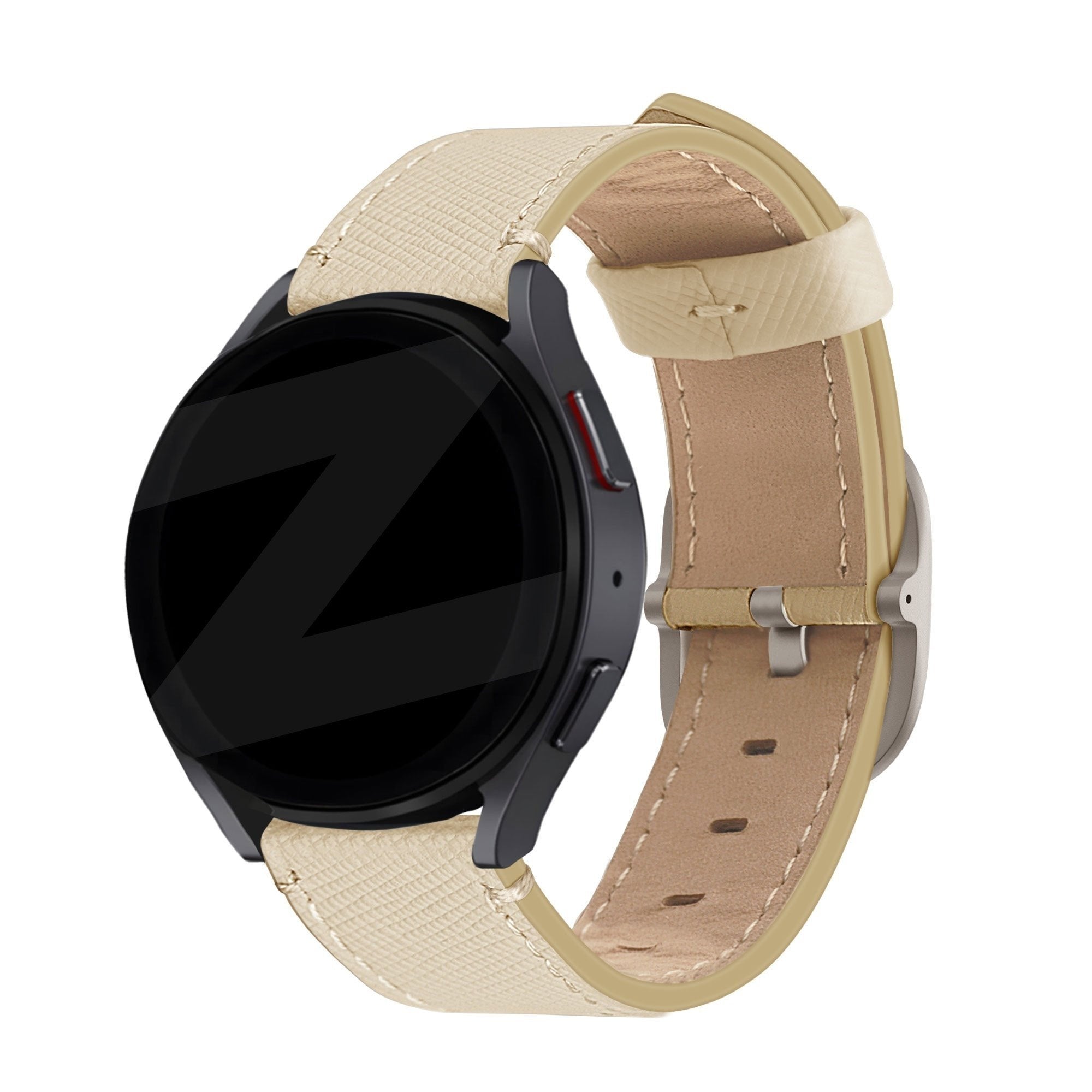 Bandz Correa cuero 'Deluxe' Huawei Watch GT 6 Pro - 46mm (caqui)