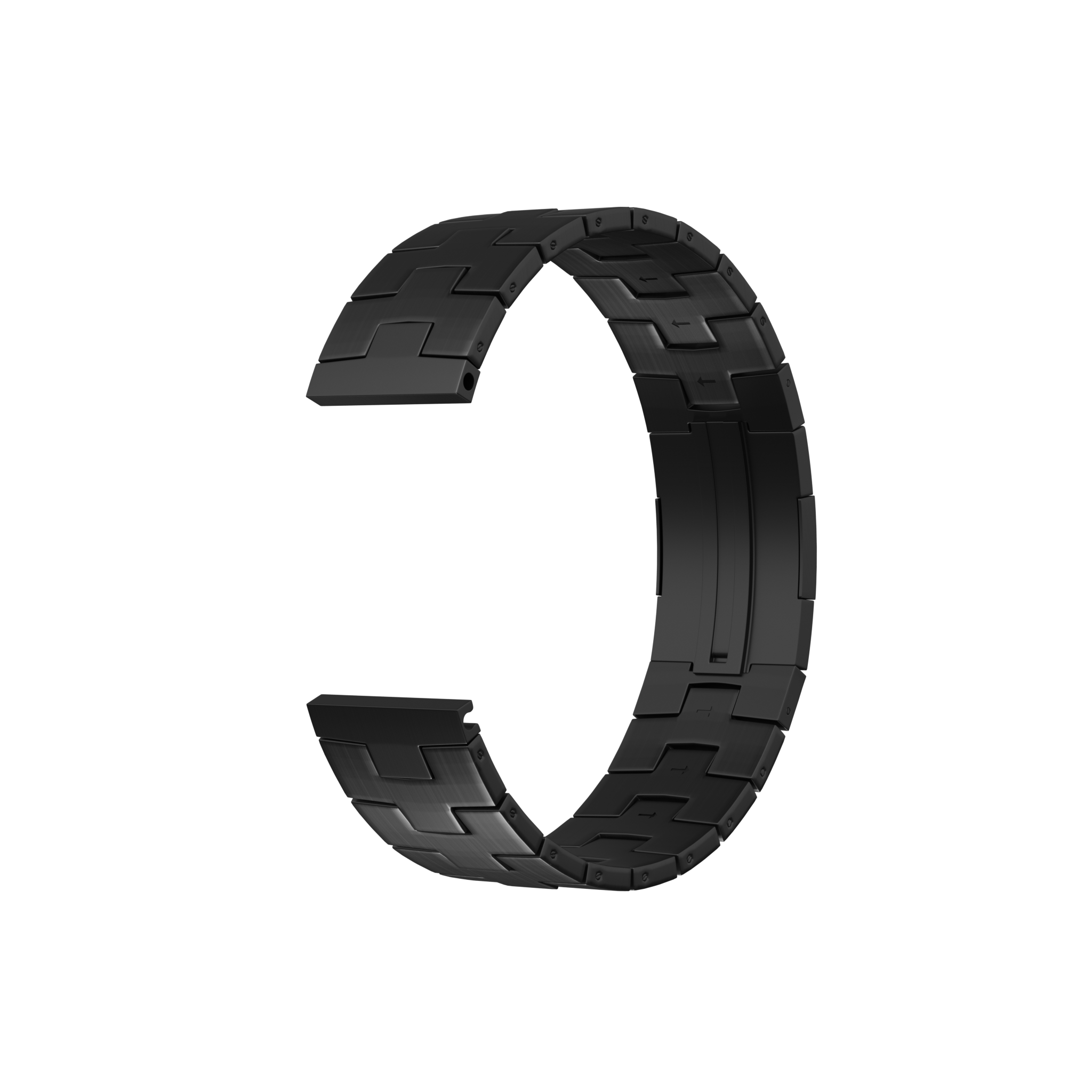 Suunto Run Titanium Grain Strap (Flat Buckle) (Graphite)