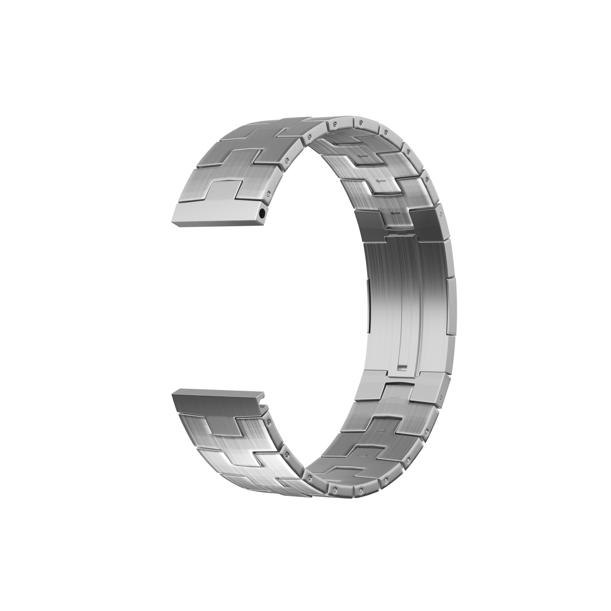 Huawei Watch GT 6 Pro - 46mm Titanium Grain Strap (Flat Buckle) (Silver)