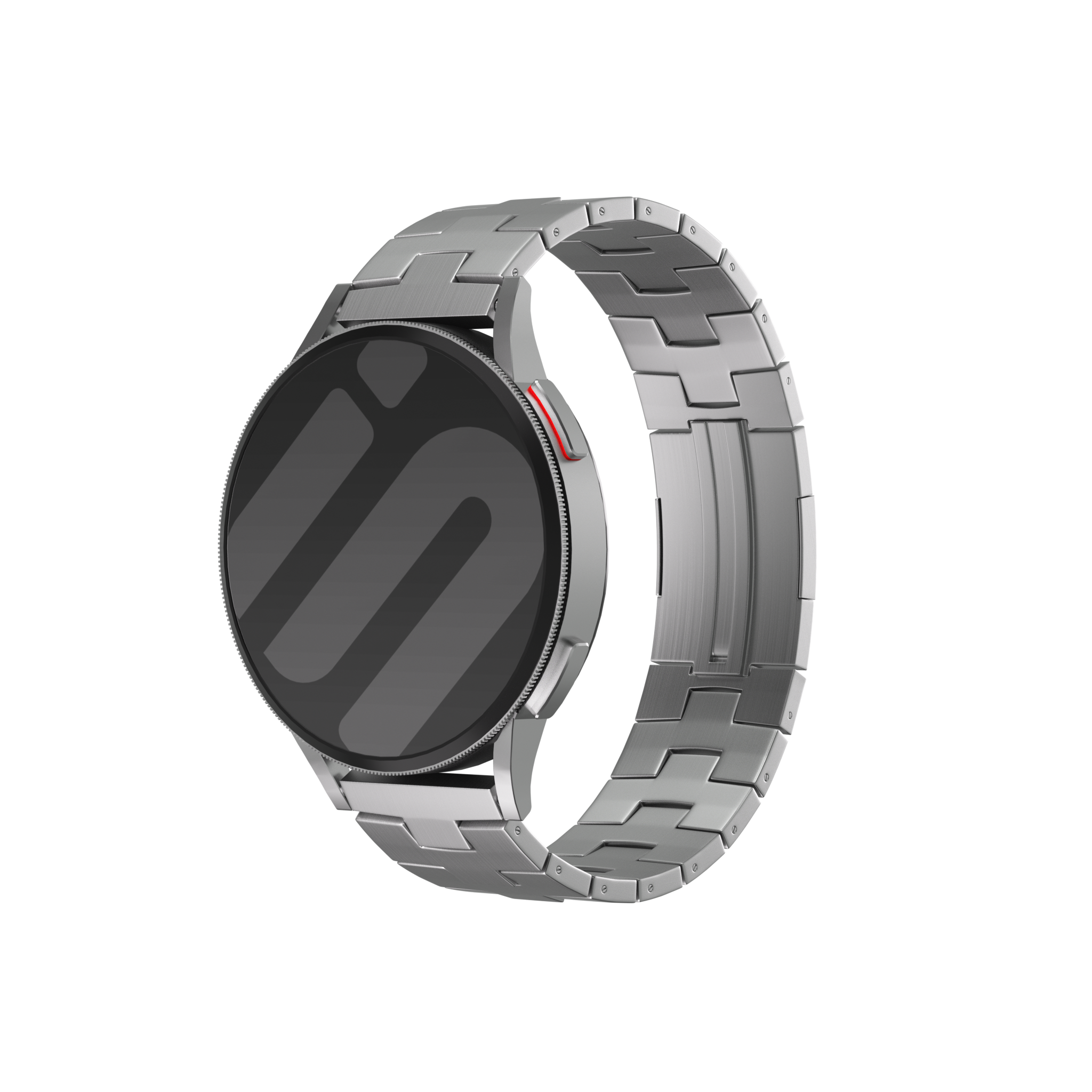 Redmi Watch 5 Active Titanium Grain Strap (Flat Buckle) (Silver)