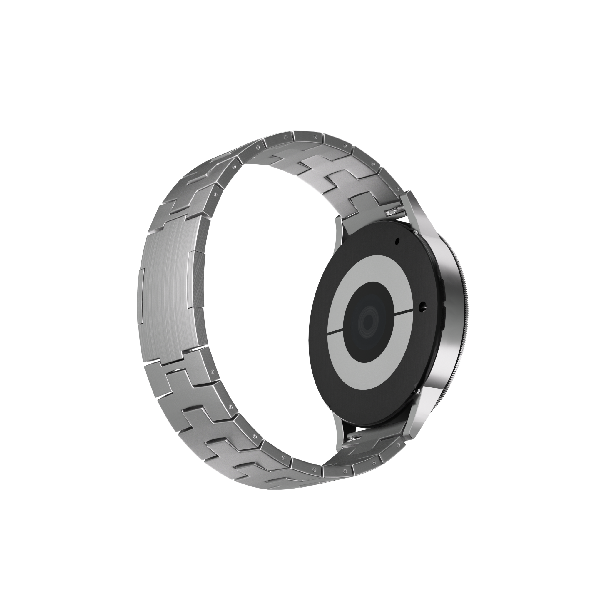 Amazfit Cheetah (Pro) Titanium Grain Strap (Flat Buckle) (Silver)