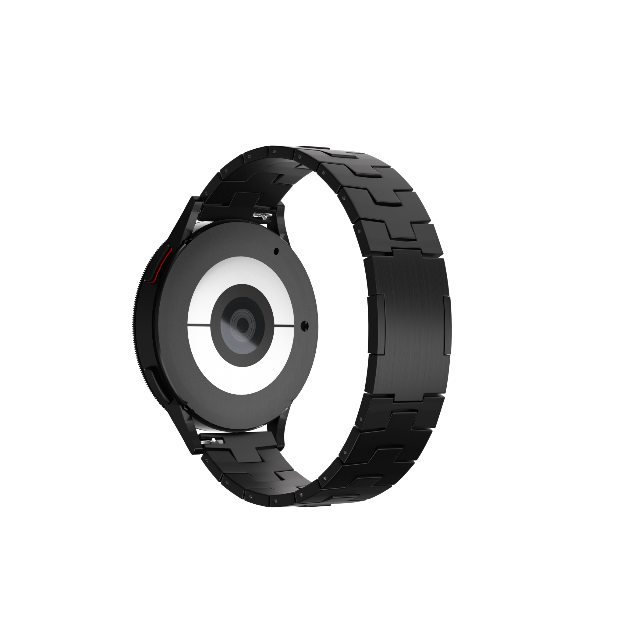 Correa titanio con hebilla plana Huawei Watch GT 6 46mm (negro)