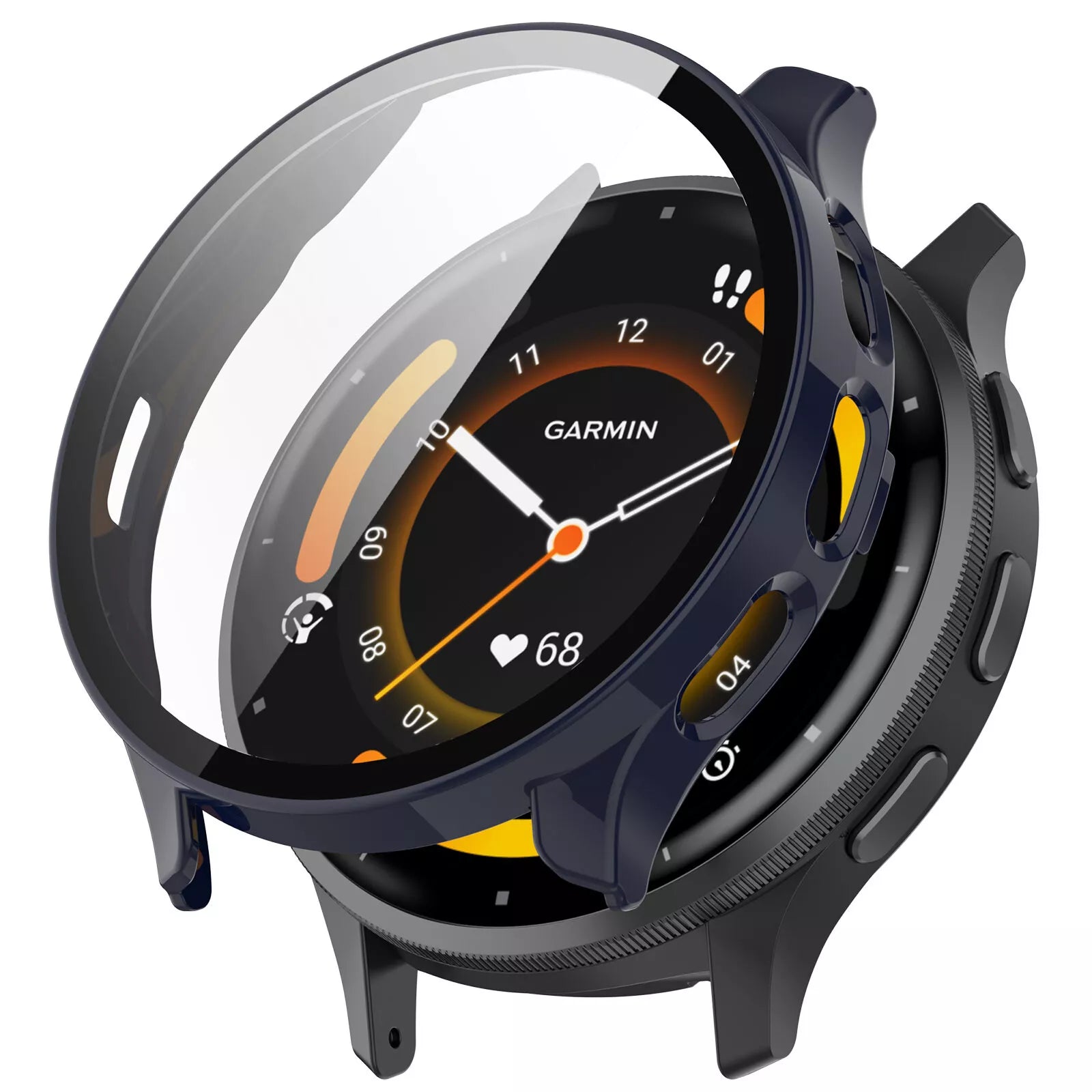 Funda rígida con vidrio Garmin Venu 3 (azul oscuro)