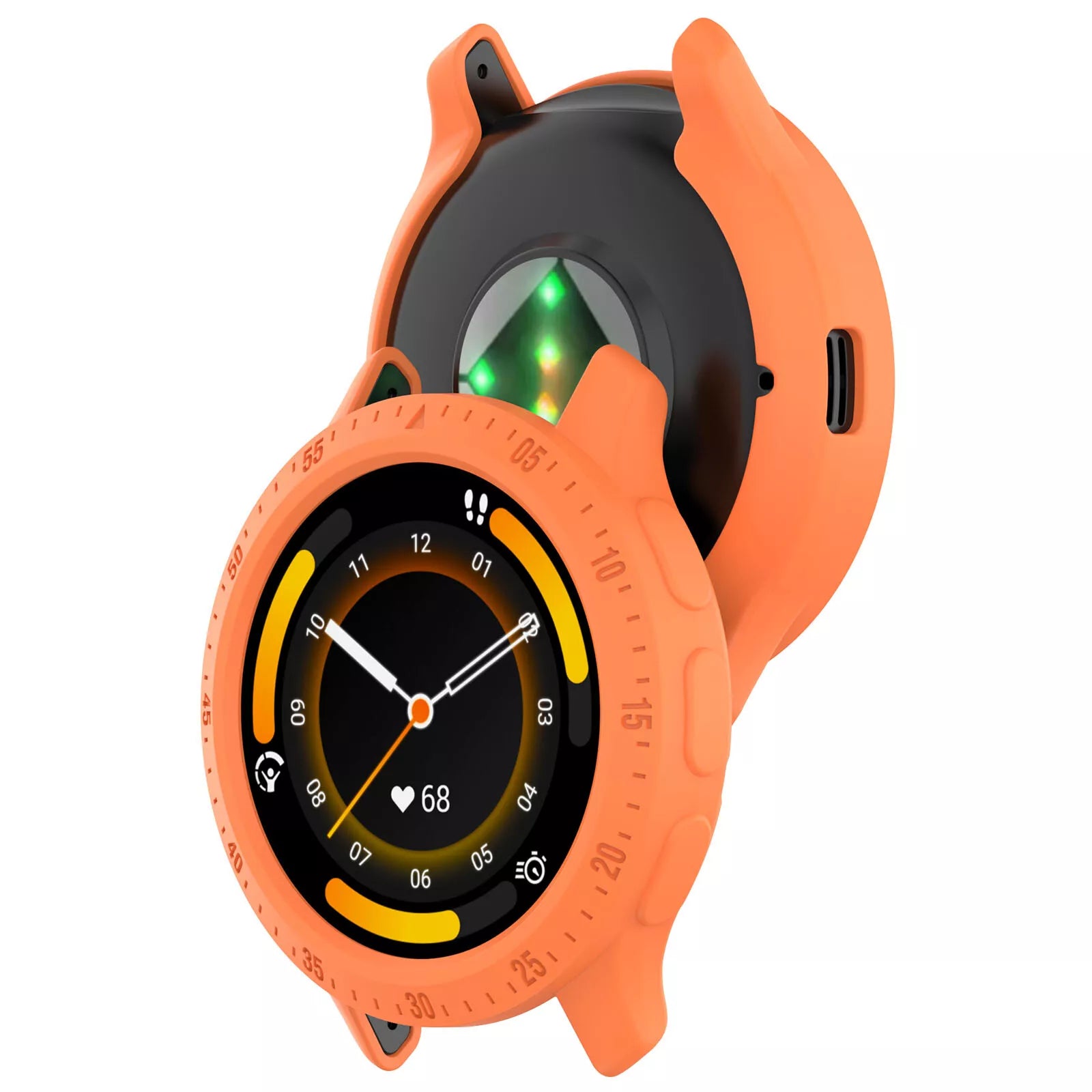 Funda TPU robusta Garmin Venu 3 (naranja)