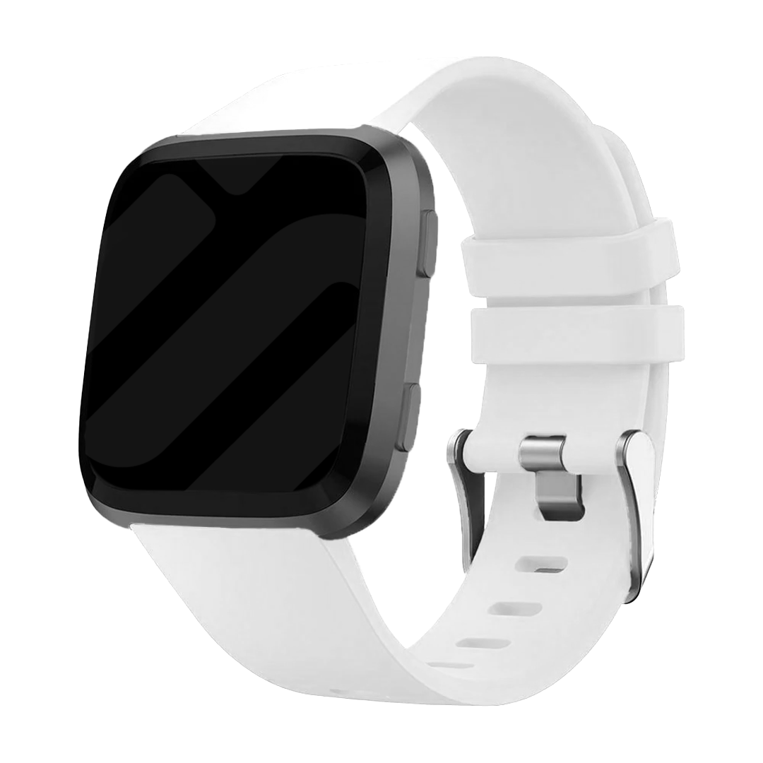 Fitbit Versa/Versa 2 Silicone Strap (White)