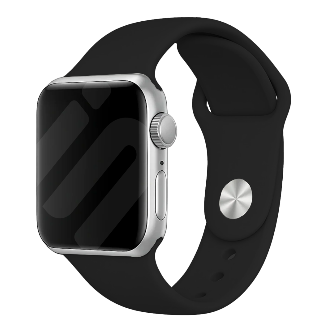 Correa silicona Apple Watch (negra)