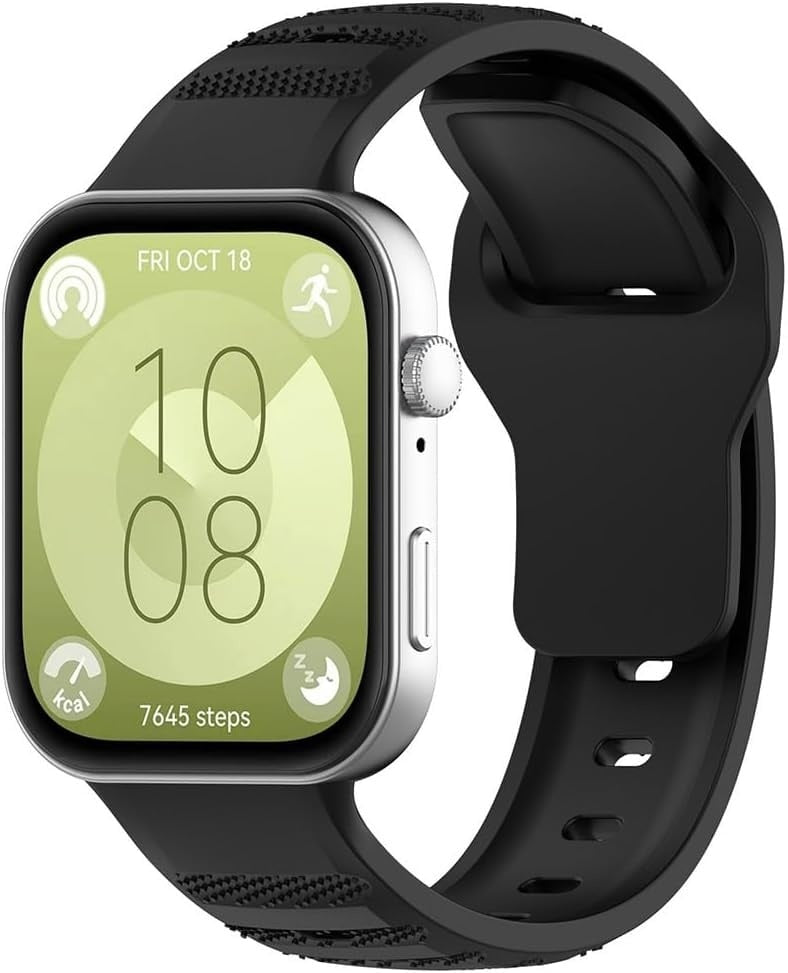 Huawei Watch Fit 4 Pro Outdoor Silicone Strap (Black)