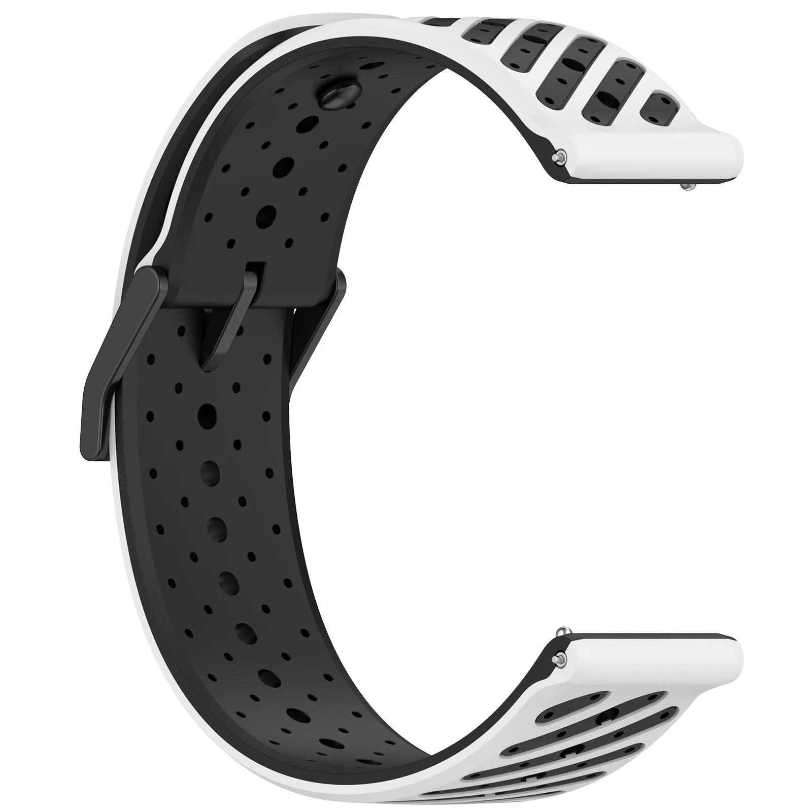 Gard Pro Ultra 3 Striped Silicone Strap (White/Black)